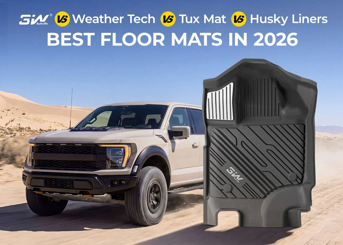 3W vs WeatherTech vs TuxMat vs Husky Liners: The 2026 Floor Mat Showdown