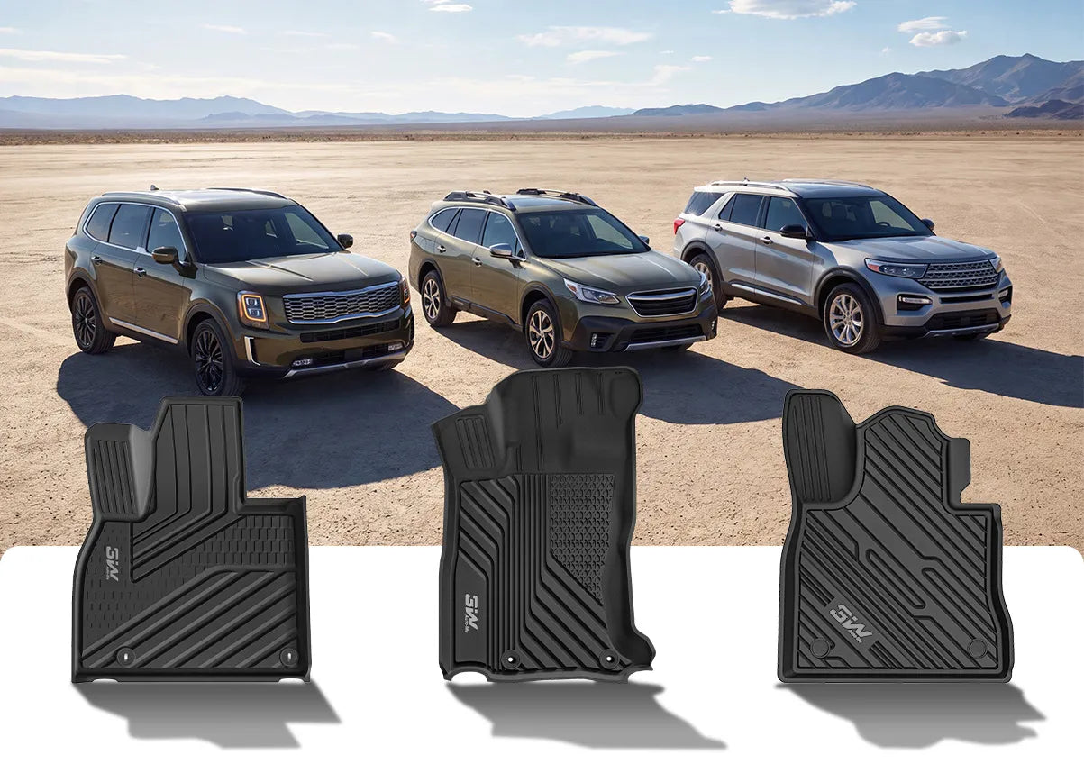 Kia Telluride, Subaru Outback, Ford Explorer, and Kia EV9 Floor Liners: A Crossover Owner's Guide