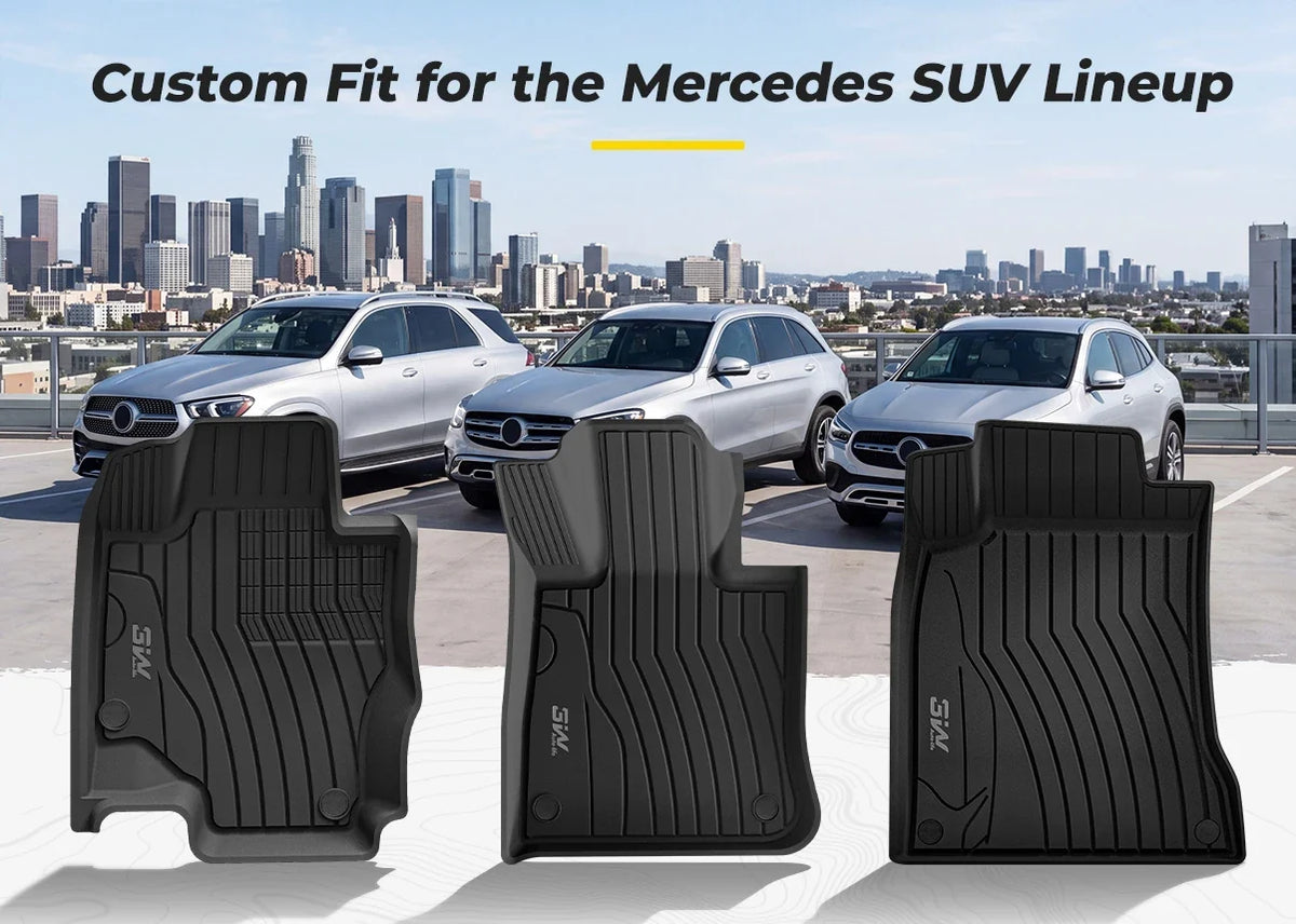 Mercedes GLE, GLC, and GLA Floor Mats: Custom Fit for the Mercedes SUV Lineup