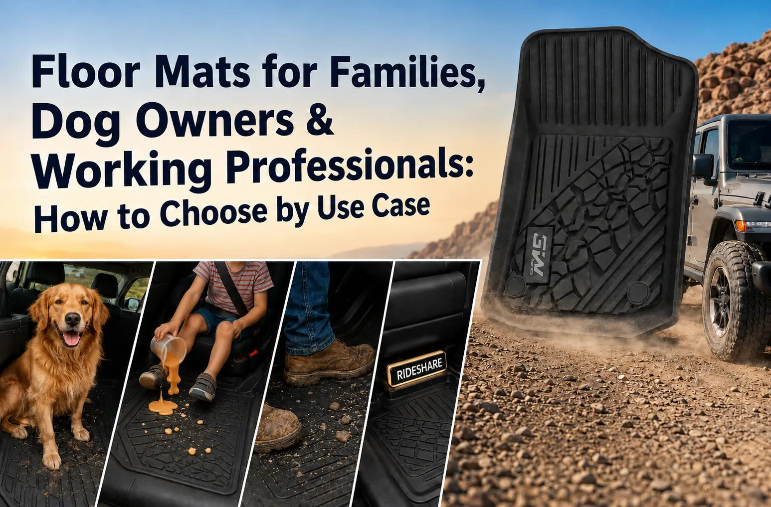 Floor Mats for Families, Dog Owners & Working Professionals