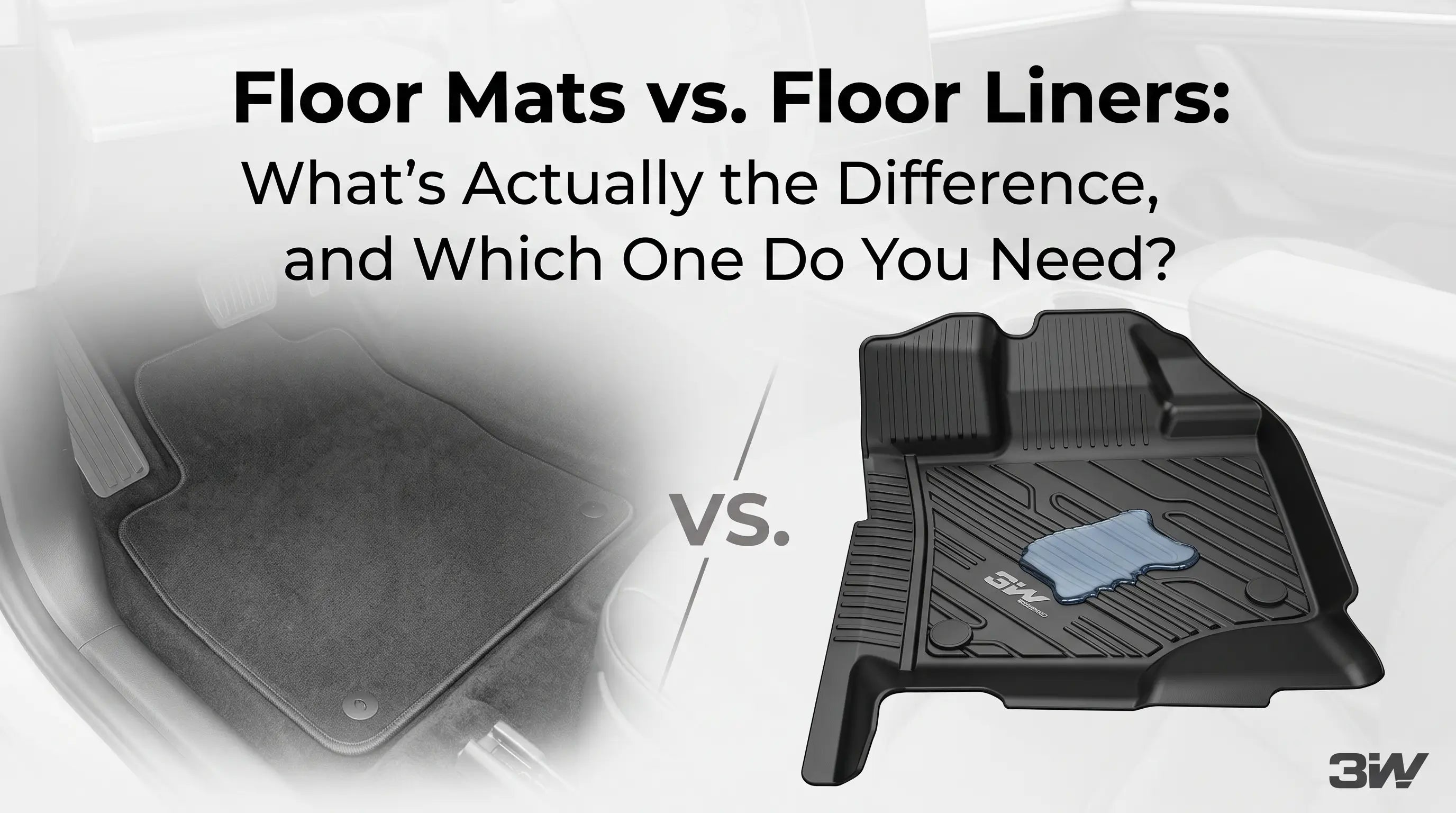 Floor Mats vs. Floor Liners