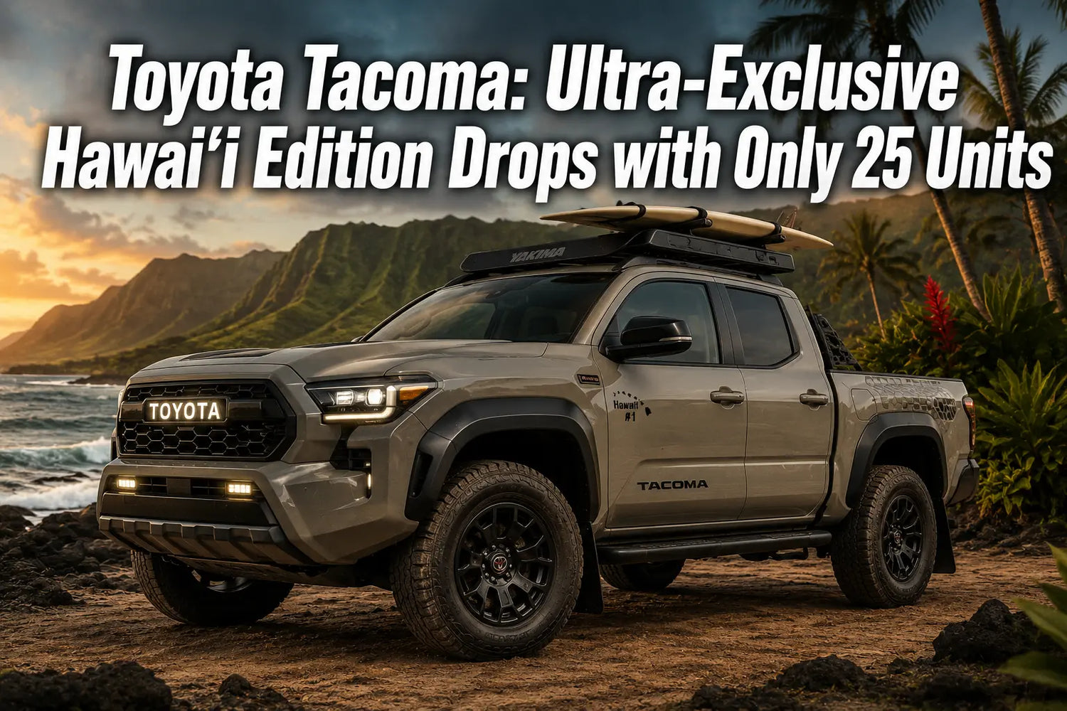 Toyota Tacoma: Ultra-Exclusive Hawaiʻi Edition Drops with Only 25 Units