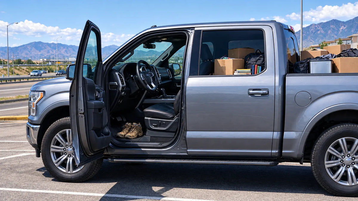Truck Floor Mats for College Move-In and Cross-Country Road Trips