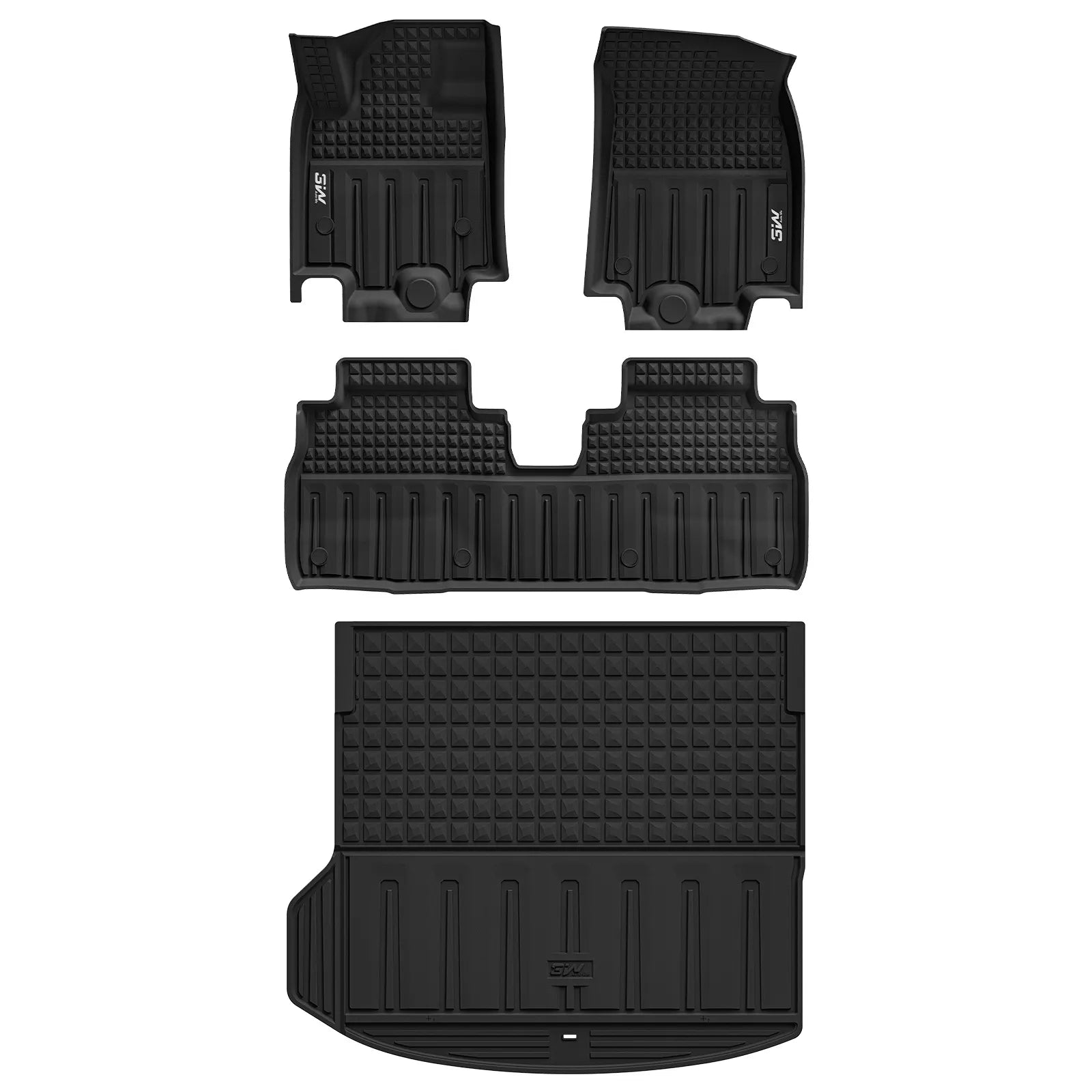 3W Chevrolet Equinox EV (Non Fuel) Floor Mats/ Cargo Liner 2024-2025 Thorex™ All-Weather Protection - 3Wliners