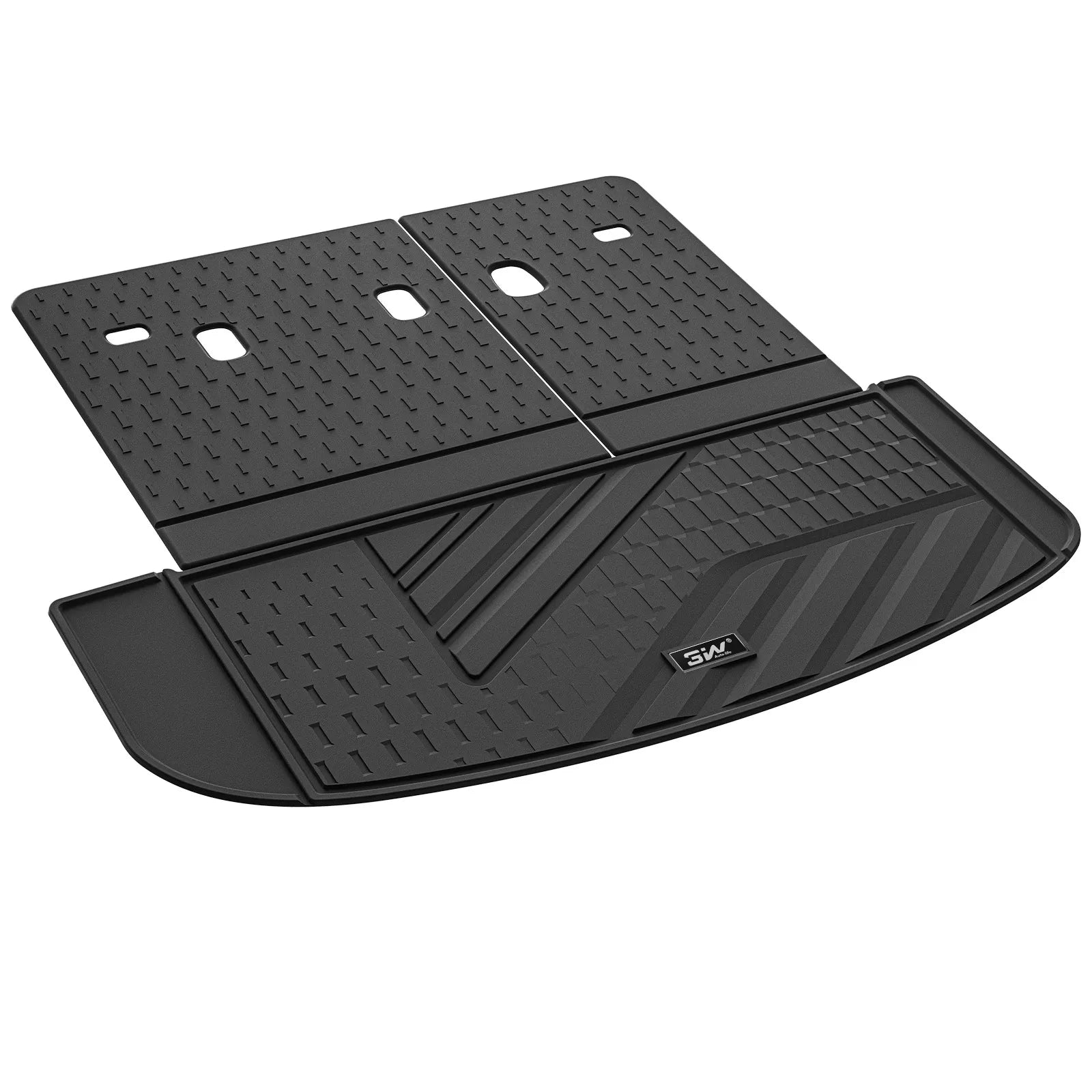 3W Kia Telluride 2020-2025 (Gas Models) Fits 7 & 8 Seat Custom Floor Mats& Cargo Liner Thorex™ All-Weather Protection - 3Wliners