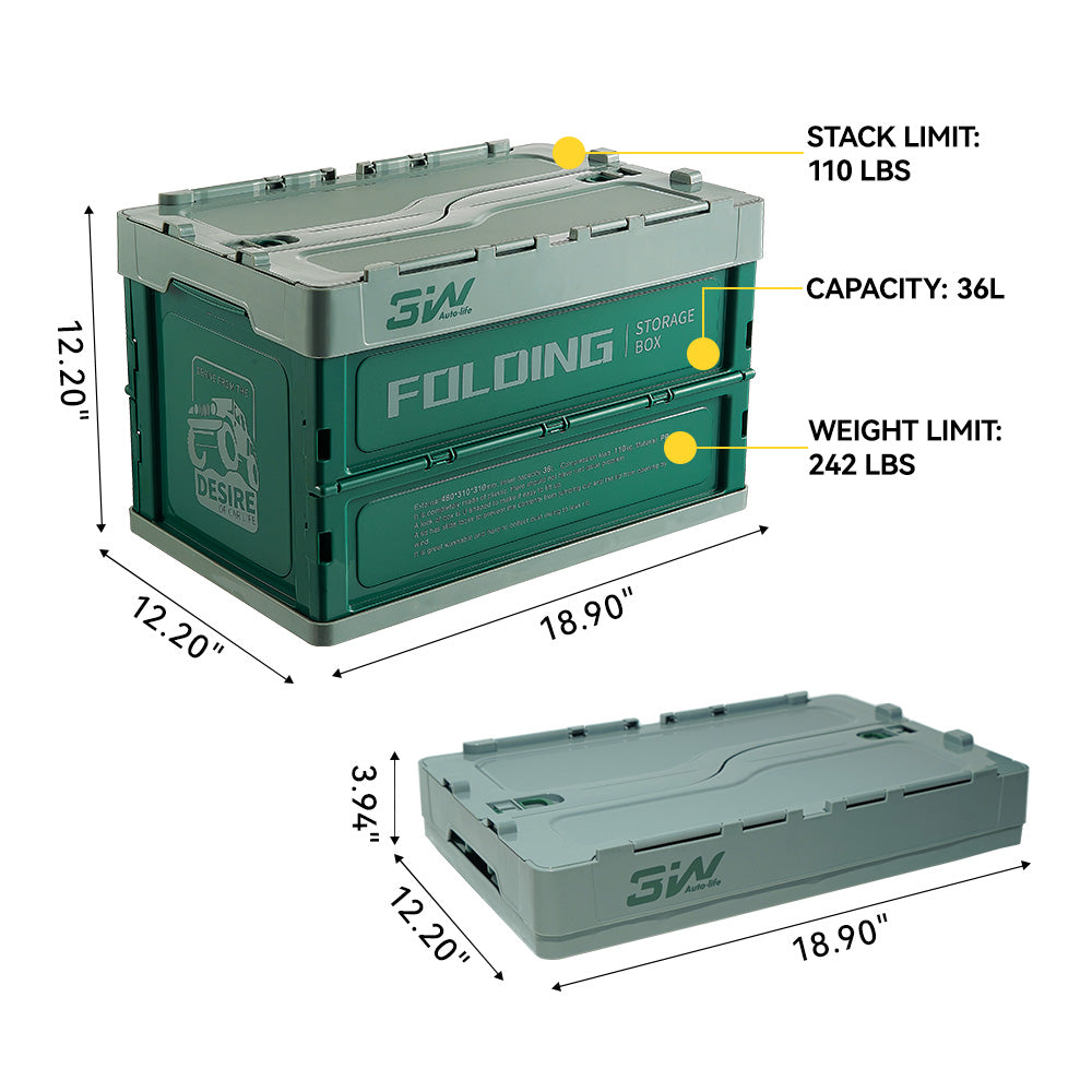 3W 36L Folding Storage Box  3Wliners   