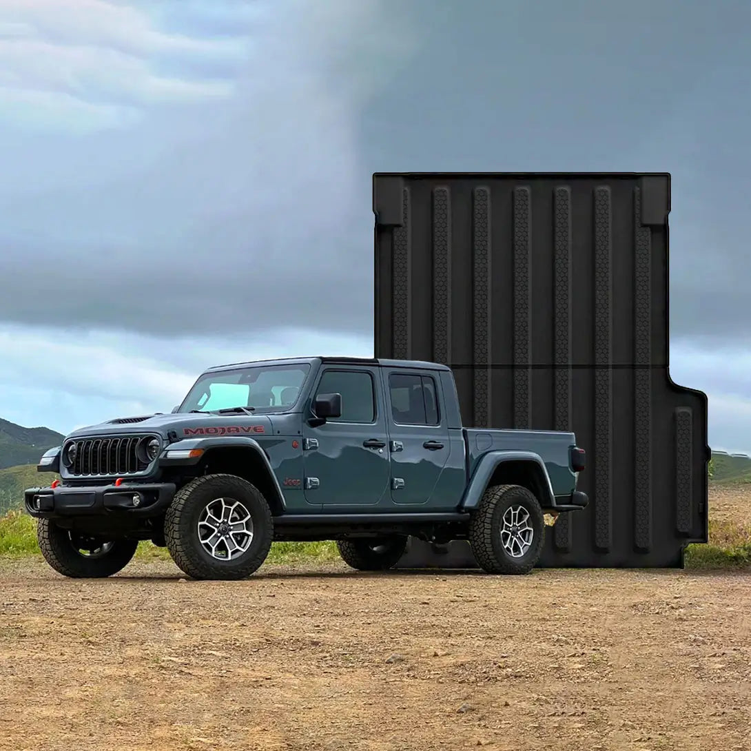 3W Jeep Gladiator 2020-2024 JT Custom Floor Mats TPE Material & All-Weather Protection Vehicles & Parts 3Wliners