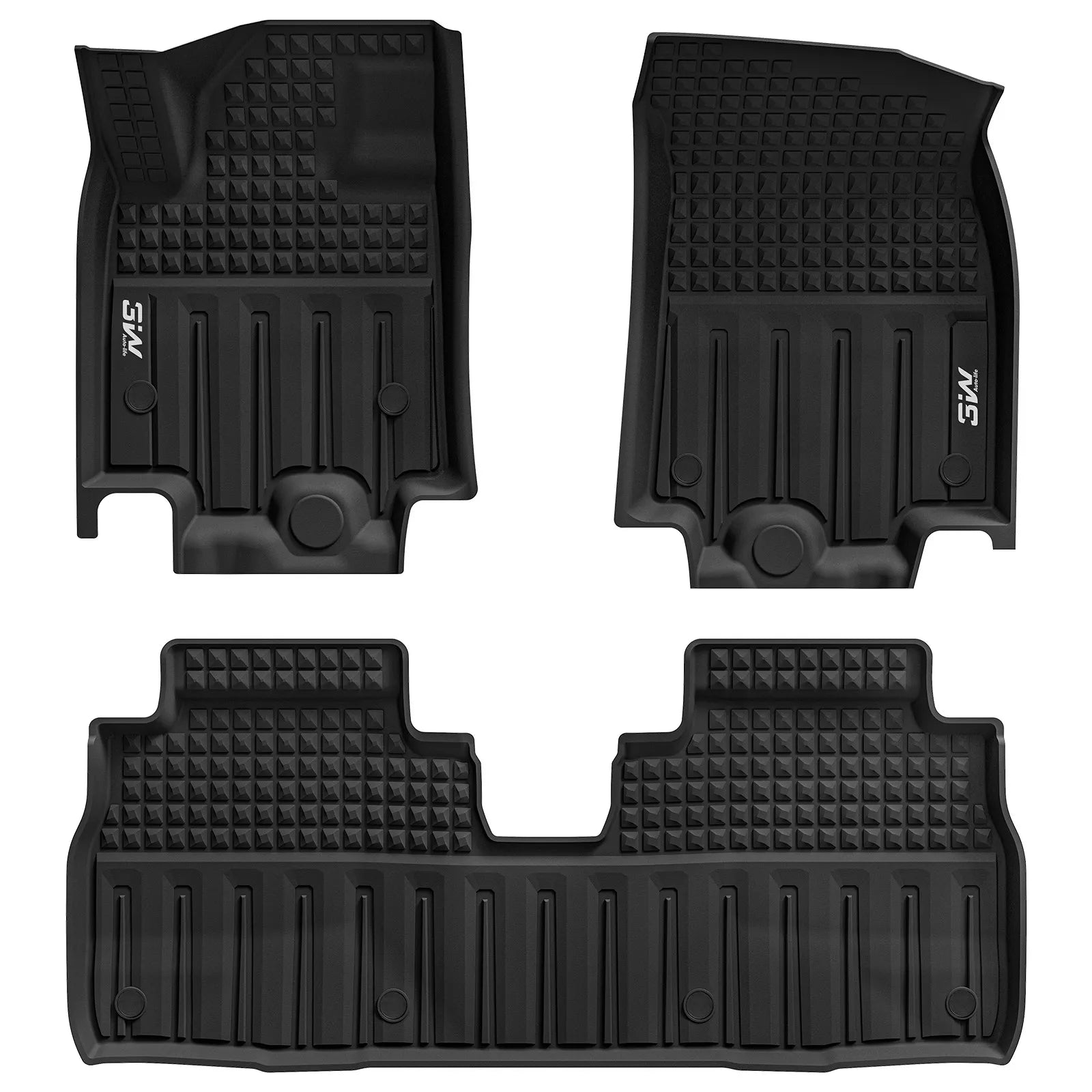 3W Chevrolet Equinox EV (Non Fuel) Floor Mats/ Cargo Liner 2024-2025 Thorex™ All-Weather Protection - 3Wliners