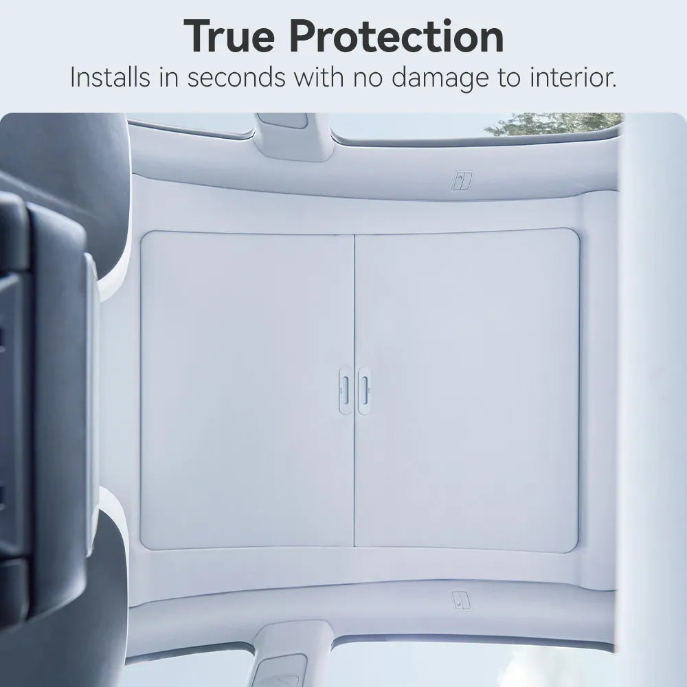 3W Car Sunroof Sun Shade for Tesla Model Y Juniper UV Sun Protection for Moonroof Blocks Sunlight and UV Rays Glare