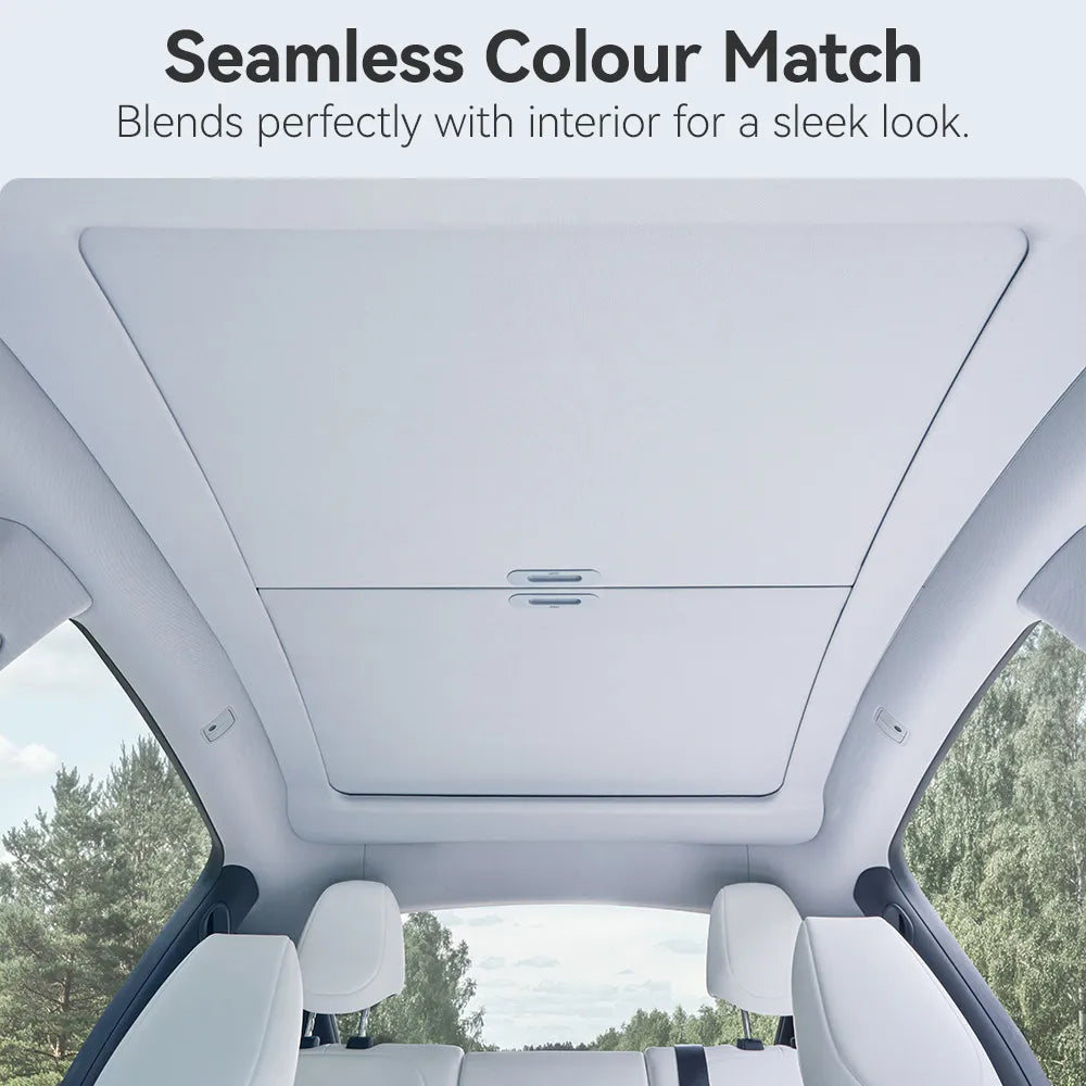3W Car Sunroof Sun Shade for Tesla Refreshed Model Y/3 UV Sun Protection for Moonroof Blocks Sunlight and UV Rays Glare