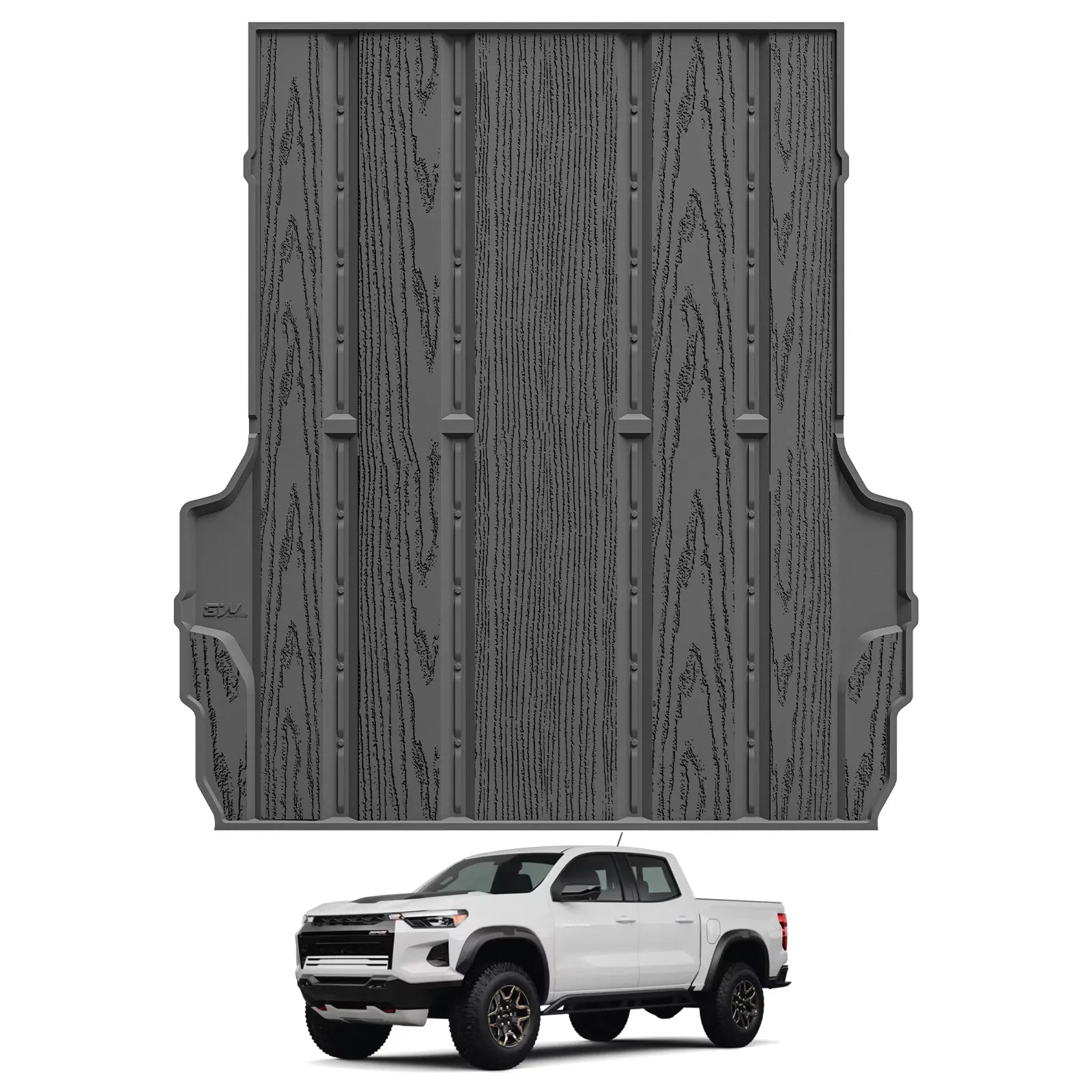 3W Custom Floor Mats for Chevrolet Chevy Colorado/GMC Canyon Crew Cab 2023-2026 Thorex™ All-Weather Protection - 3Wliners