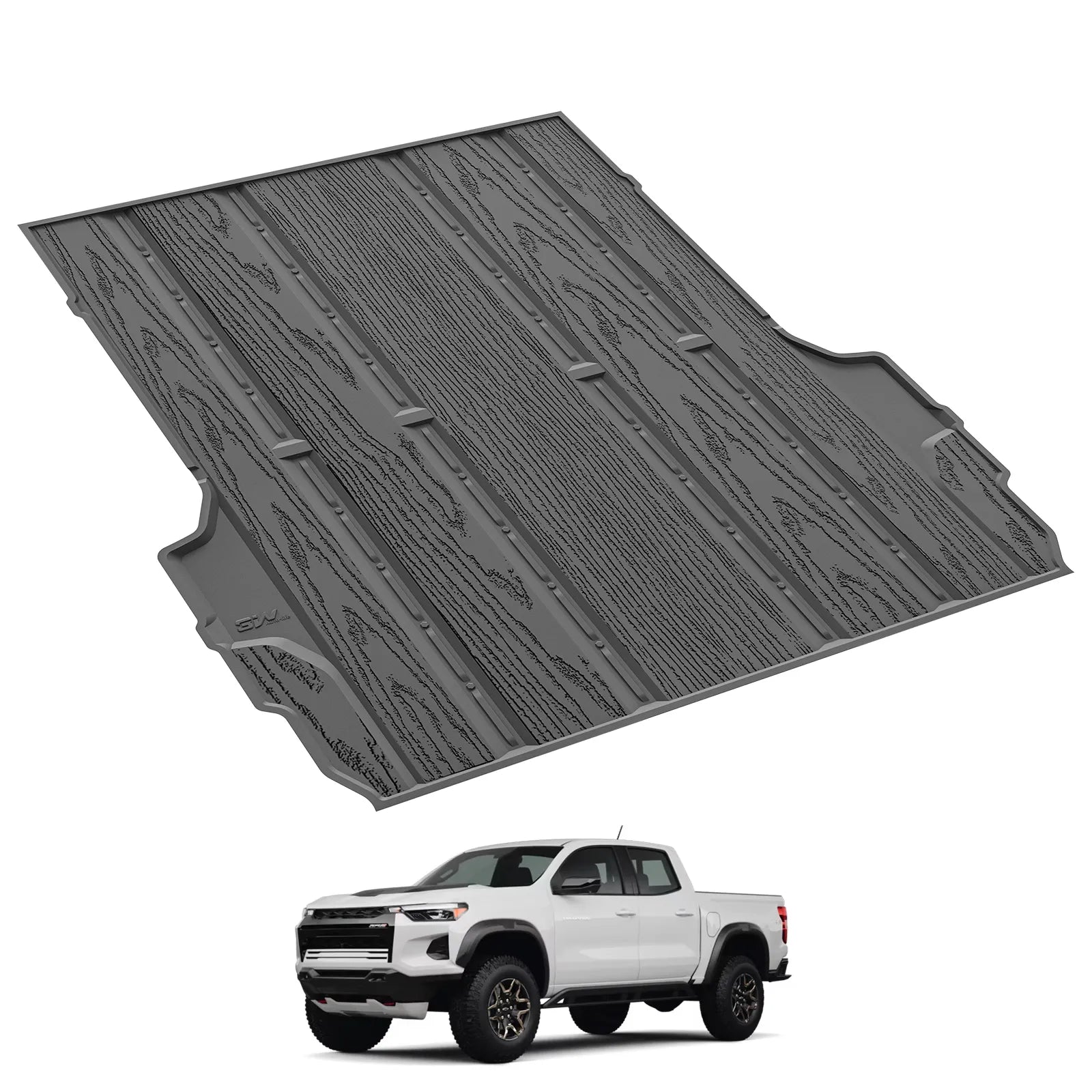 3W Custom Floor Mats for Chevrolet Chevy Colorado/GMC Canyon Crew Cab 2023-2026 Thorex™ All-Weather Protection - 3Wliners