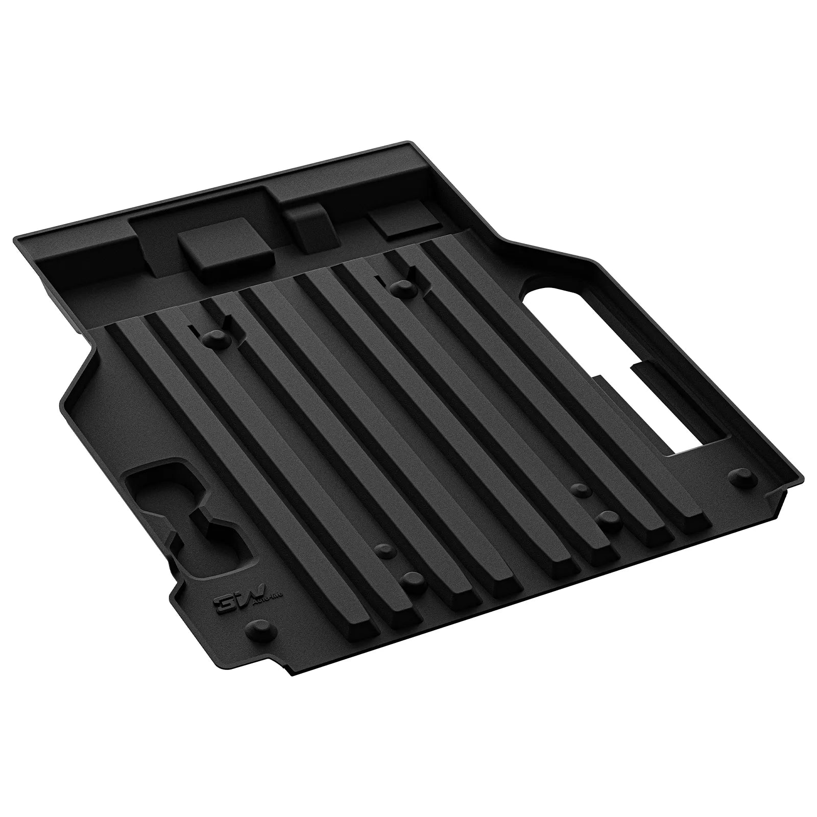 3W Front Cargo Liner Fit for Silverado EV/GMC Sierra EV/Sierra EV Denali 2024 2025 Accessories All Weather TPE Custom Fit Front Trunk Liner for Silverado EV/GMC Sierra EV/Sierra EV Denali