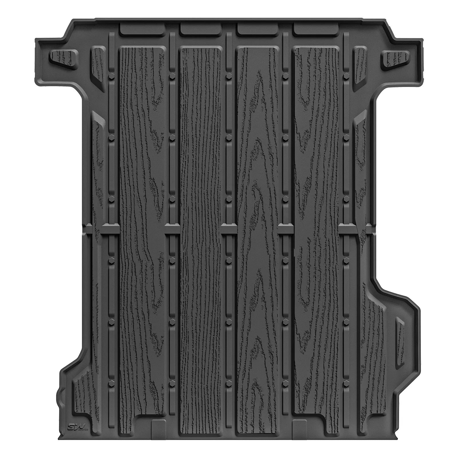 3W Floor Mats Fit for Chevrolet Silverad EV 2024-2025 (WT & RST)/GMC Sierra EV/Sierra EV Denali Accessories TPE All Weather Bed Mat