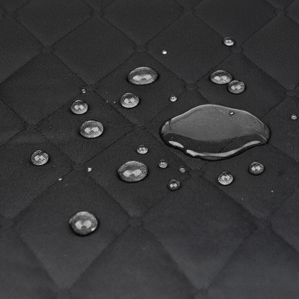 3W Dog Car Back Seat Cover Car Seat Protector Waterproof Non-Slip Rear Seat Cover fits for Most Cars Trucks SUVs Black