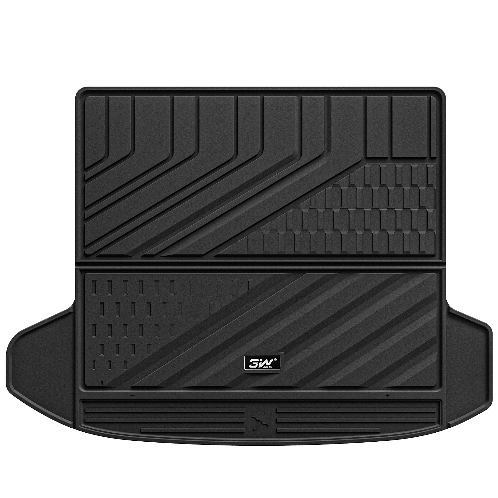 3W Cargo Liner for Kia Sportage(with Subwoofer) 2023-2025 2026, TPE All Weather Custom Fit Cargo Liner for Kia Sportage for Cargo Mat Anti-Slip Heavy Duty Accessorious, Black (Not Fit Hybrid or PHEV)