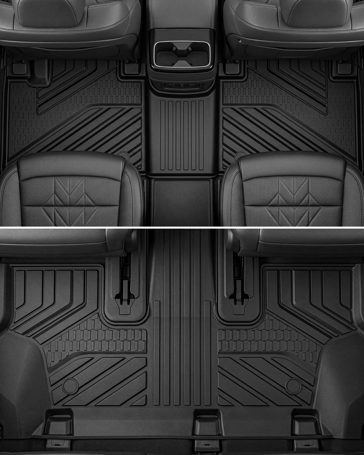 3W 2027 Kia Telluride Hybrid 7 & 8 Seats Floor Mats & Cargo Liner | Thorex™ All-Weather Protection