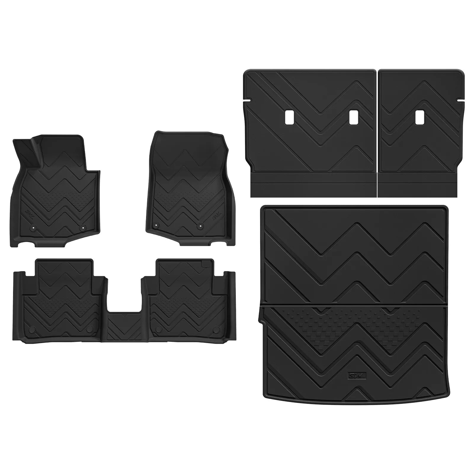 3W Mazda CX-50 Hybrid 2025-2026 Custom Floor Mats/ Cargo Liner/ Seat Back Protector Lumedge™ All-Weather Protection