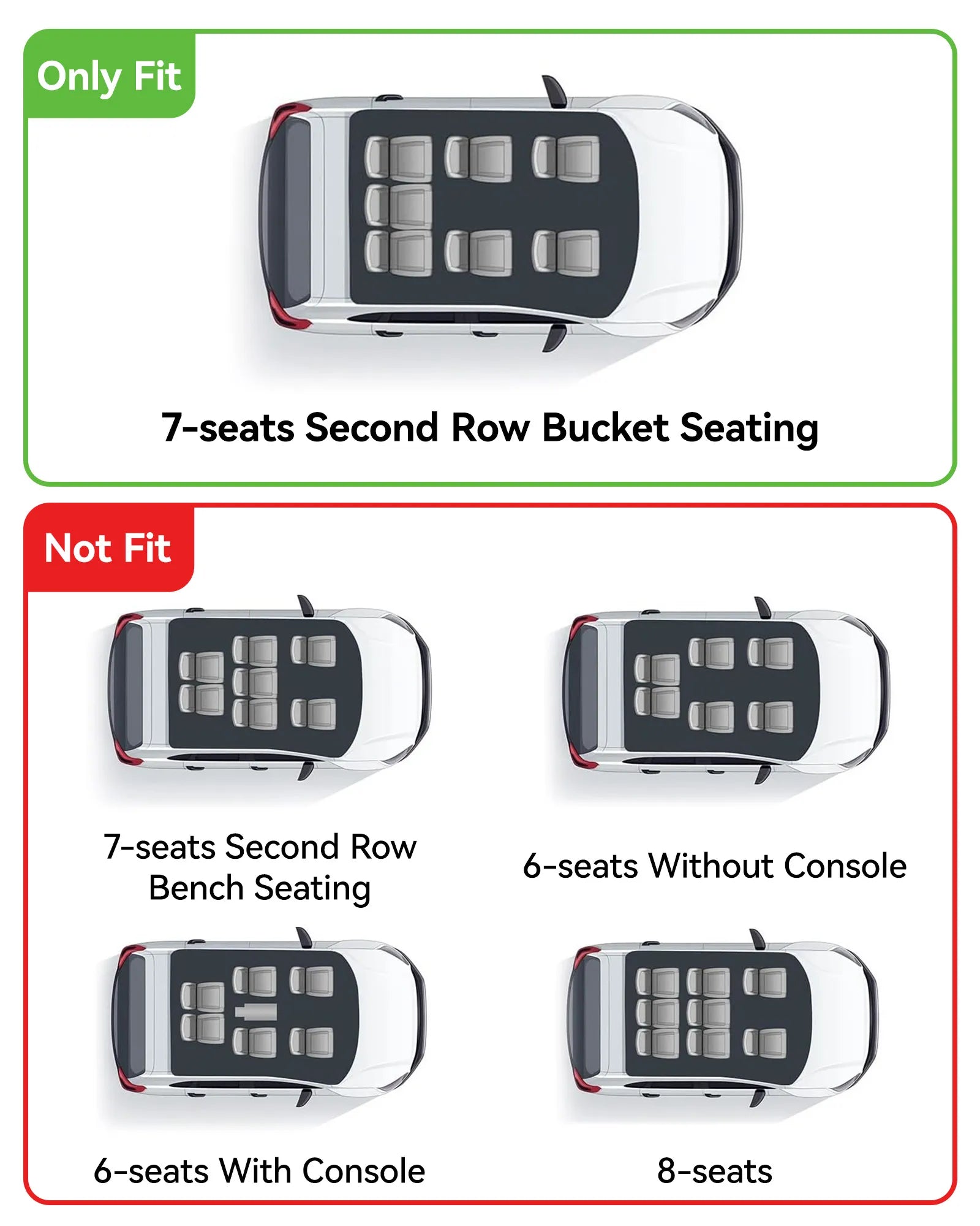 3W Floor Mats & Backrest Mats & Cargo Mats for Mazda CX-90/CX-90 PHEV 2026 2025 2024 7 Seats with 2nd Row Bucket Seats, All Weather TPE Custom Fit Floor Liners for CX-90/CX-90 PHEV Accessories