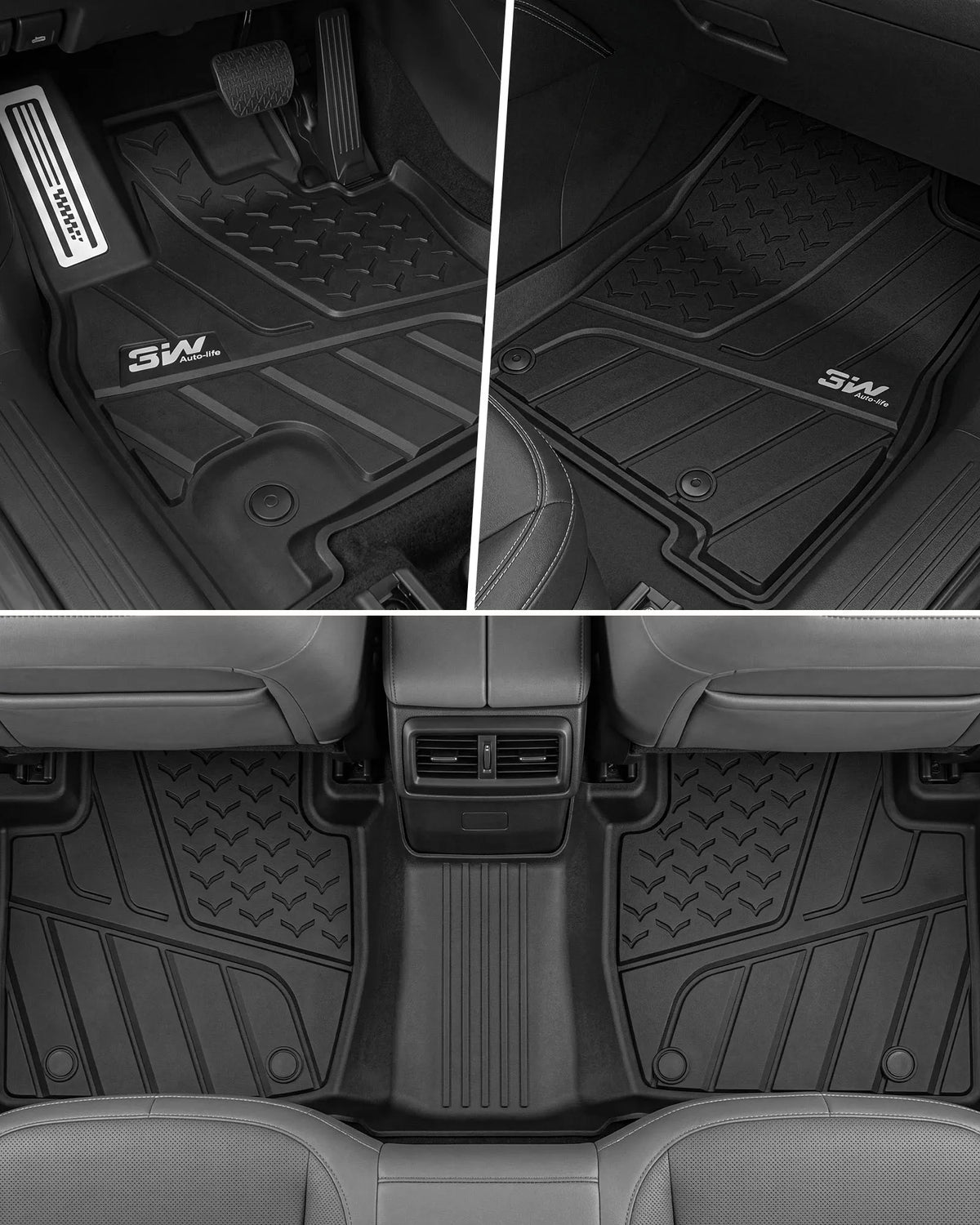 3W 2026-2027 Mazda CX-5 Floor Mats & Cargo Mat & Backrest Mats Thorex™ All-Weather Protection (Gasoline Only)