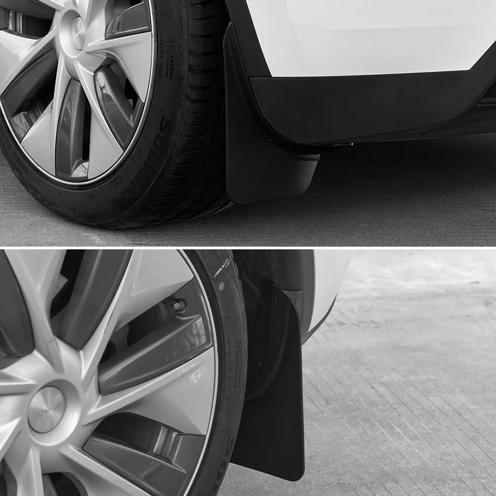 3W Mud Flaps For Tesla Model Y Juniper 2025-2026 Protect Paint No Drilling Required OEM-Fit & Flexible Effortlessly Rinses Clean