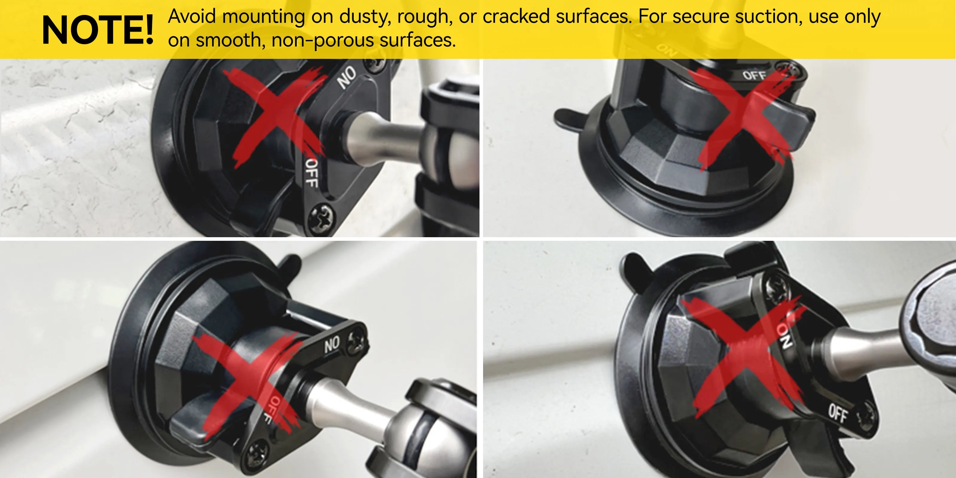 3W Suction Cup Car Phone Mount – 360° Adjustable Compatible with All Smartphones