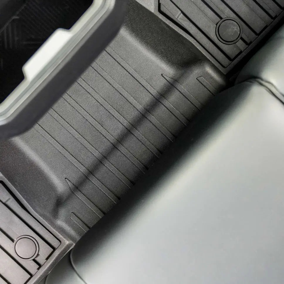 3W Custom Floor Mats Fit Toyota Tacoma Hybrid 2024-2025 (Double Cab) TPE All Weather Custom Fit 3Wliners