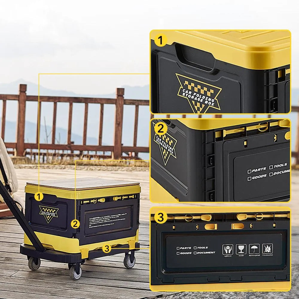 3W 50.5L Folding Storage Box 3Wliners