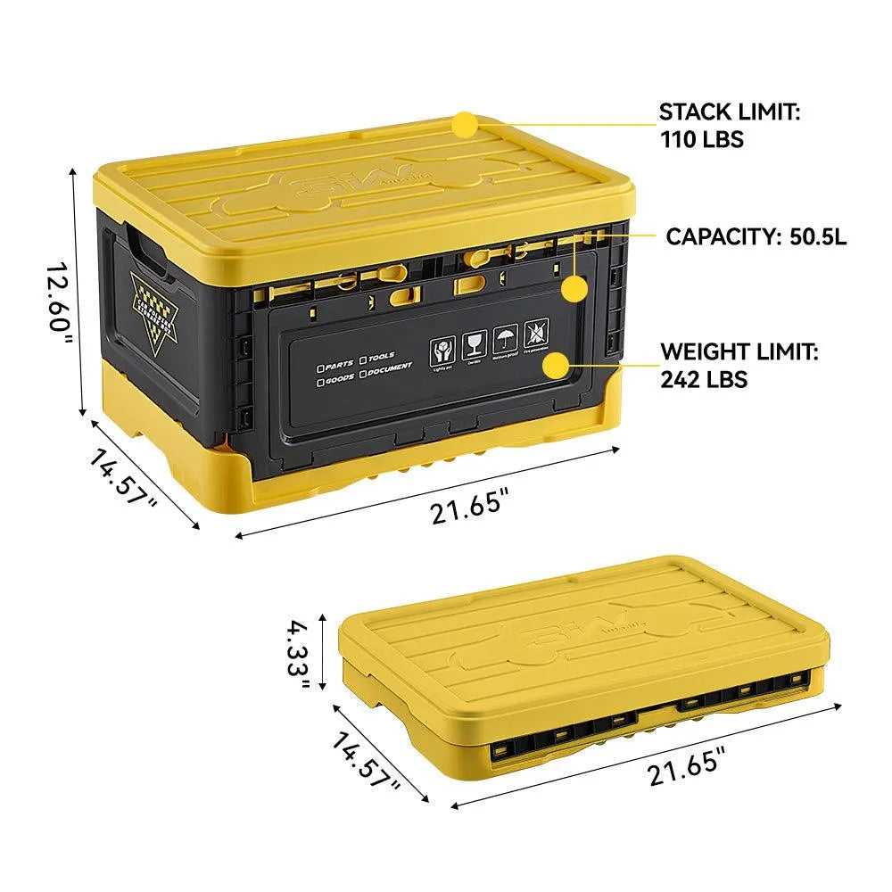 3W 50.5L Folding Storage Box 3Wliners