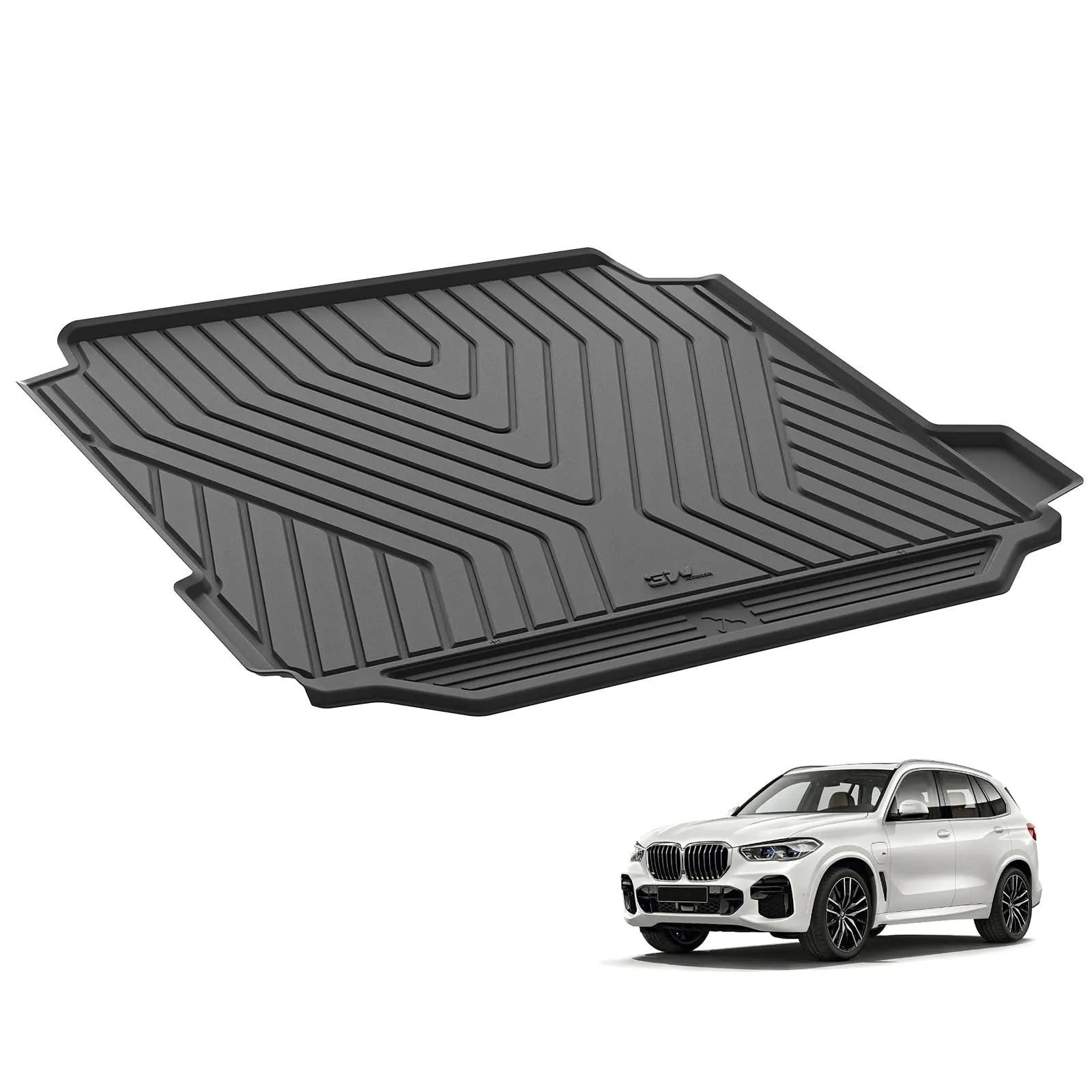3W BMW X5 2019-2025 Custom Floor Mats / Trunk Mat TPE Material & All-Weather Protection Vehicles & Parts 3Wliners