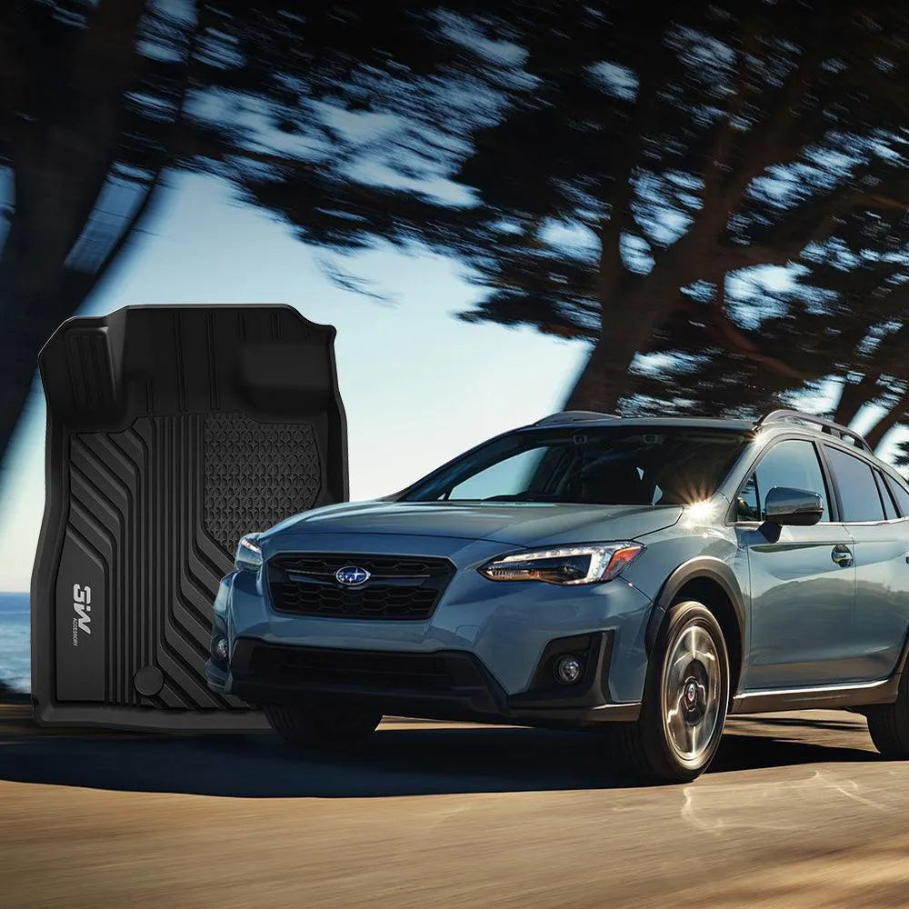 3W Floor Mats & Cargo Liner Fit for 2024 Subaru Crosstrek / 2024 Subaru Impreza Custom Floor Mats TPE Material & All-Weather Protection (NOT for Hybrid) Vehicles & Parts 3Wliners