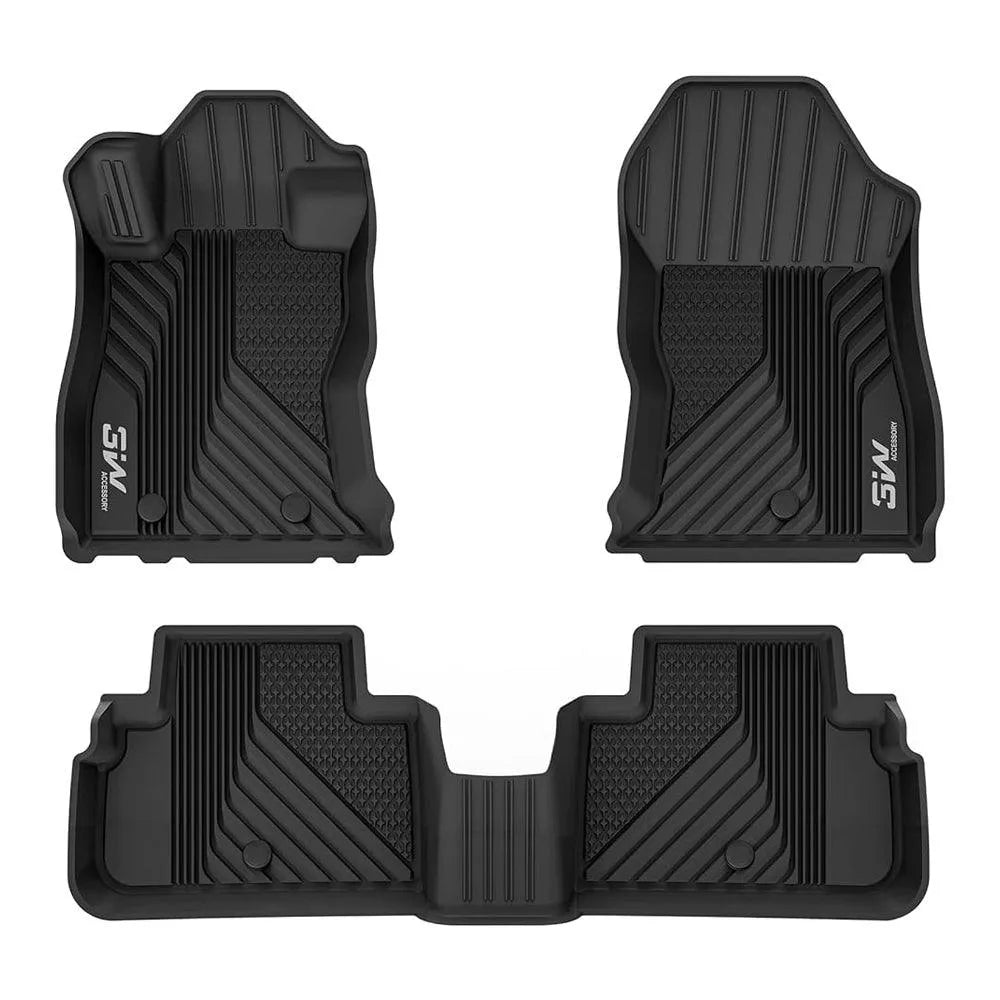3W Floor Mats & Cargo Liner Fit for 2024 Subaru Crosstrek / 2024 Subaru Impreza Custom Floor Mats TPE Material & All-Weather Protection (NOT for Hybrid) Vehicles & Parts 3Wliners 2024 Crosstrek / Impreza 1st&2nd Row Mats