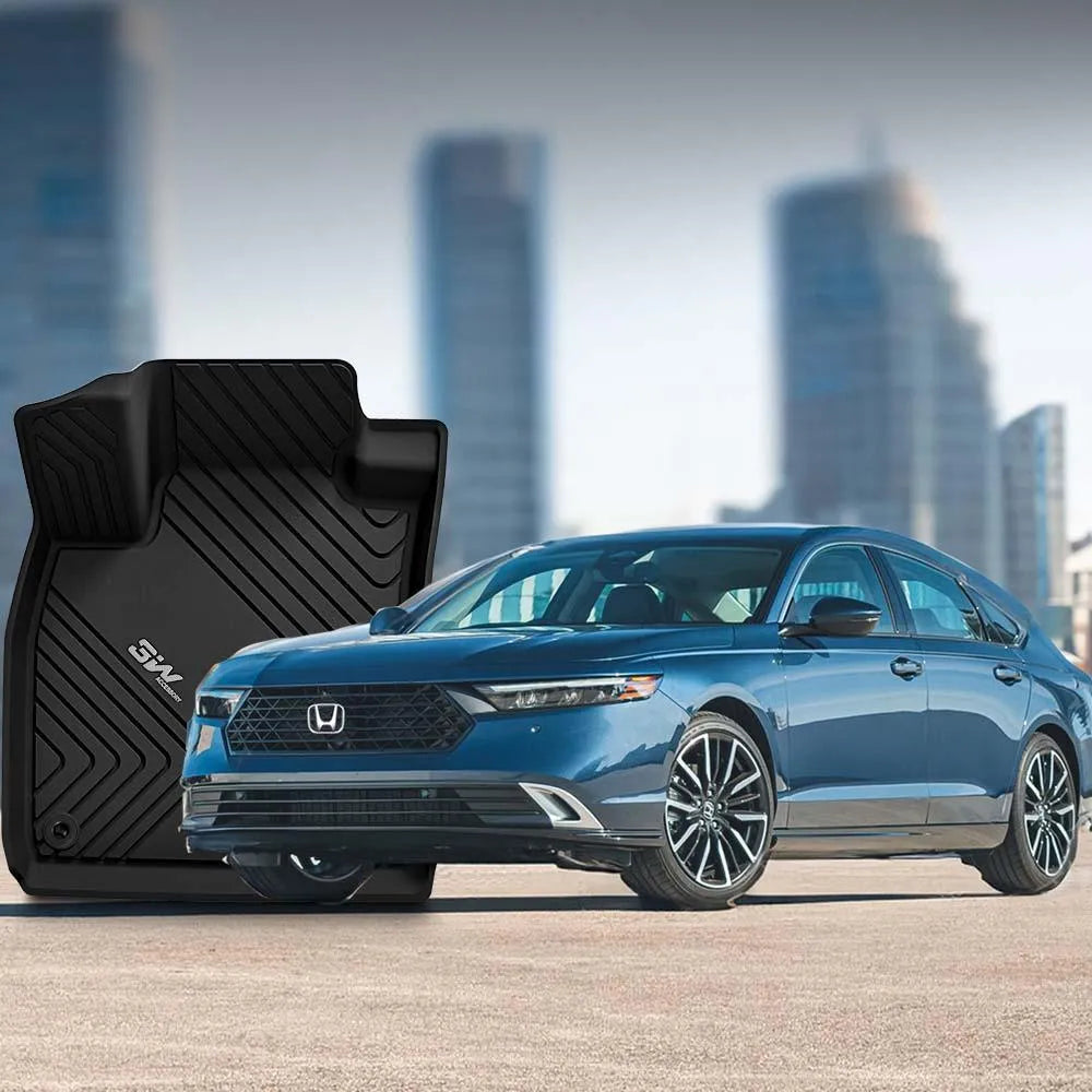 3W Honda Accord 2023-2025 Hatchback Coupe Sedan (Include Hybrid Model) Custom Floor Mats TPE Material & All-Weather Protection Vehicles & Parts 3Wliners