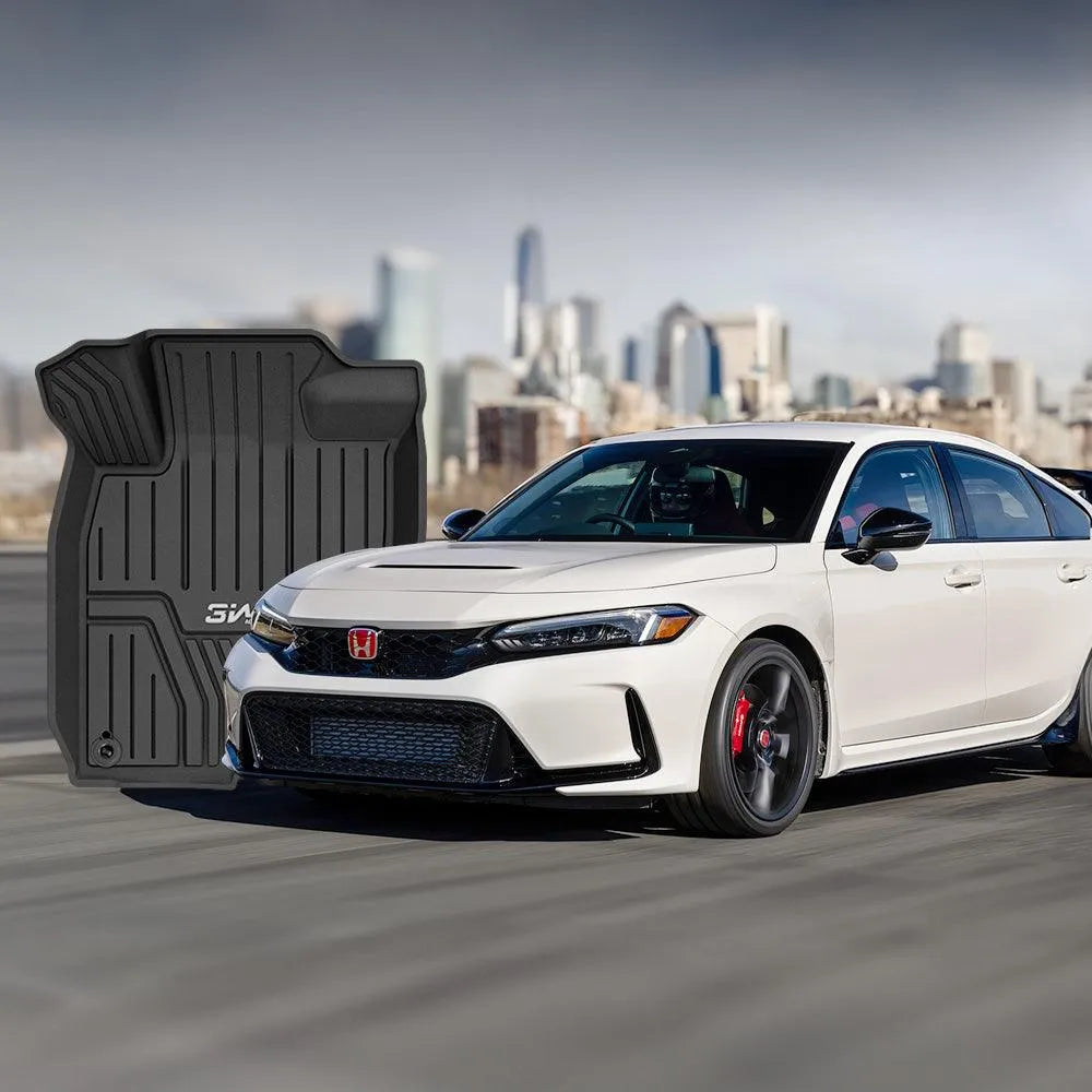 3W Honda Civic 2022-2025 (Non Hatchback) Custom Floor Mats Cargo Liner TPE Material & All-Weather Protection Vehicles & Parts 3Wliners