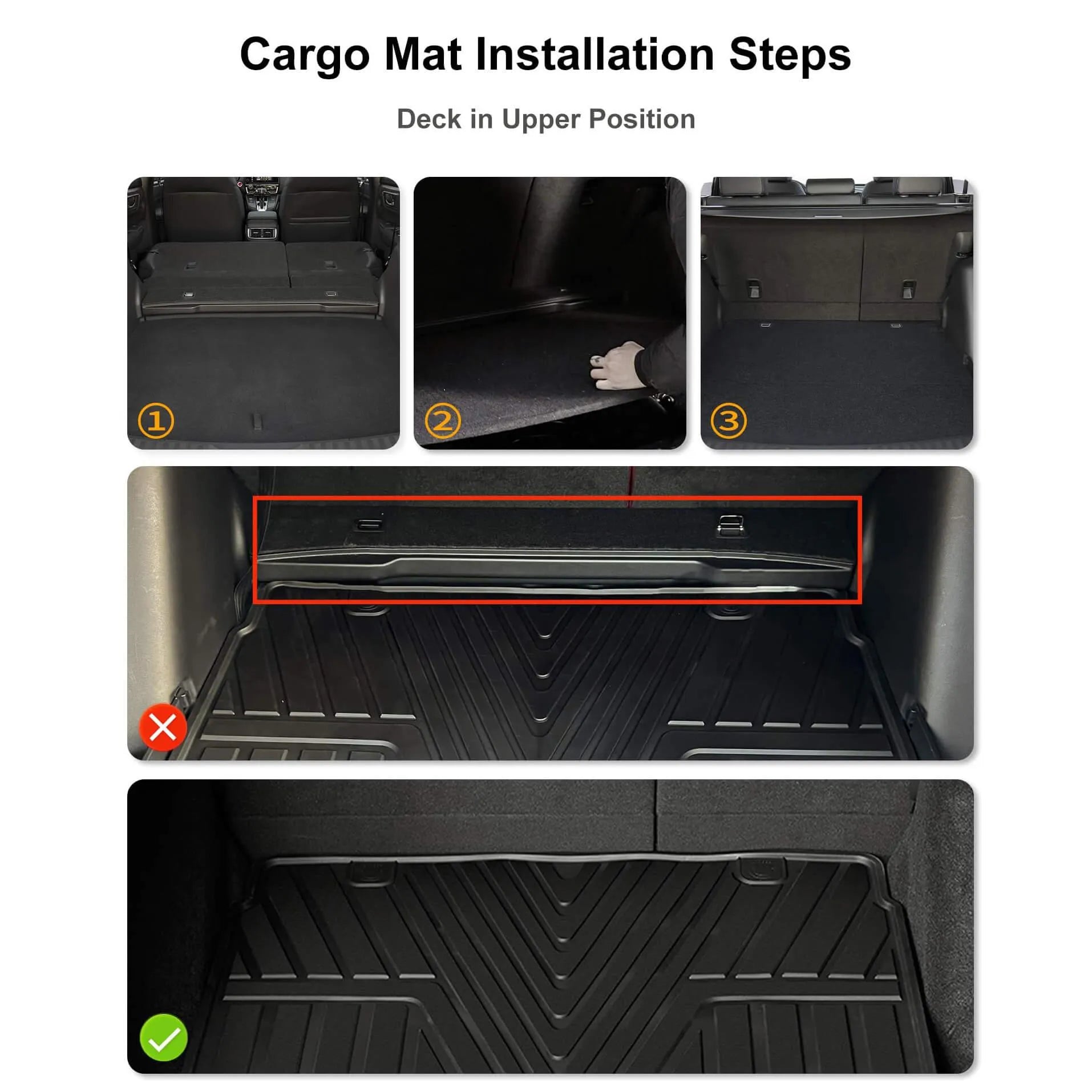 3W Honda CR-V 2017-2022 Floor Mats (Include Hybrid) / Trunk Mat (Non Hybrid) CRV Custom Mat TPE Material & All-Weather Protection Vehicles & Parts 3Wliners