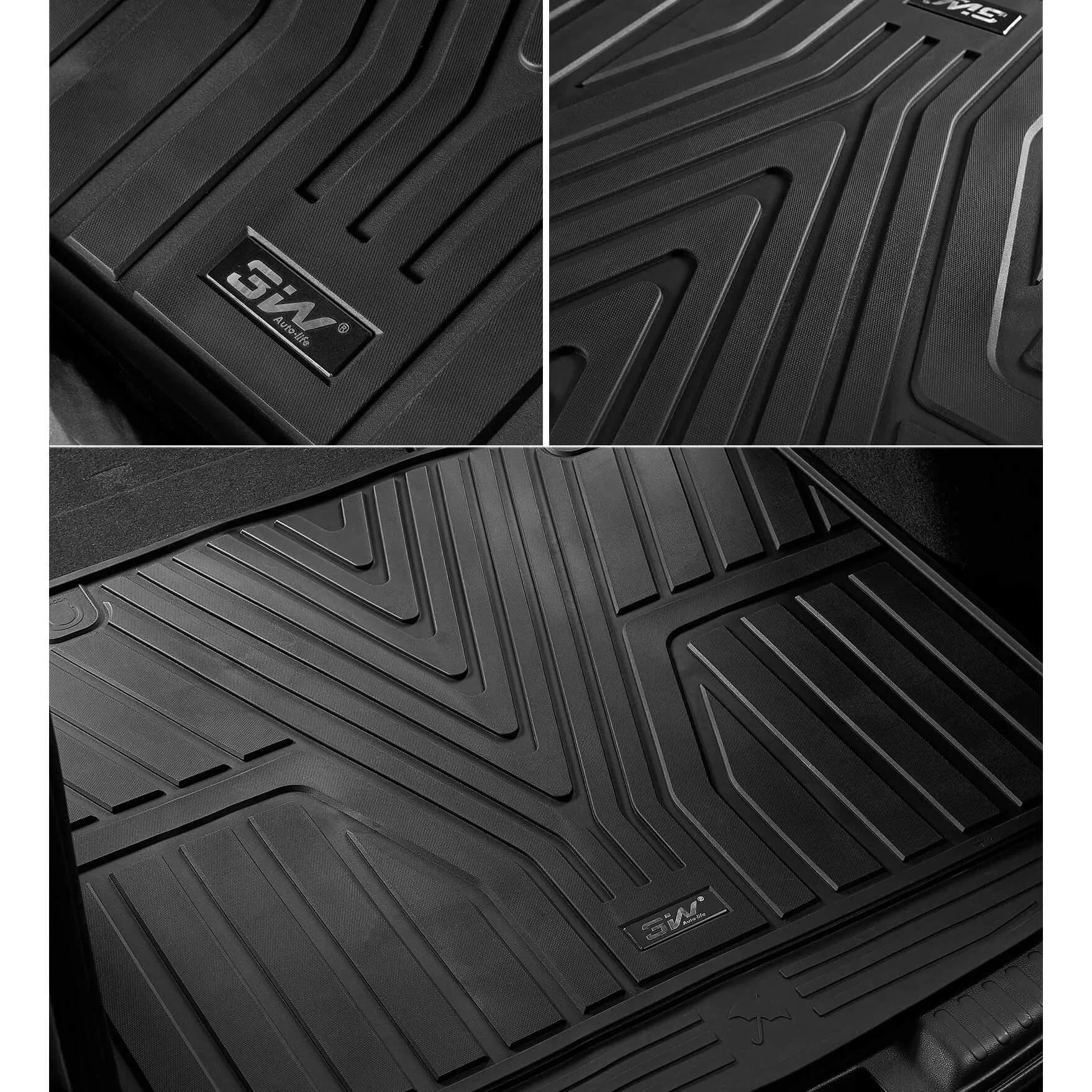 3W Honda CR-V 2017-2022 Floor Mats (Include Hybrid) / Trunk Mat (Non Hybrid) CRV Custom Mat TPE Material & All-Weather Protection Vehicles & Parts 3Wliners