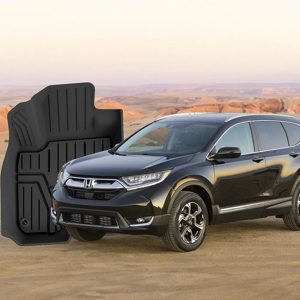 3W Honda CR-V 2017-2022 Floor Mats (Include Hybrid) / Trunk Mat (Non Hybrid) CRV Custom Mat TPE Material & All-Weather Protection Vehicles & Parts 3Wliners