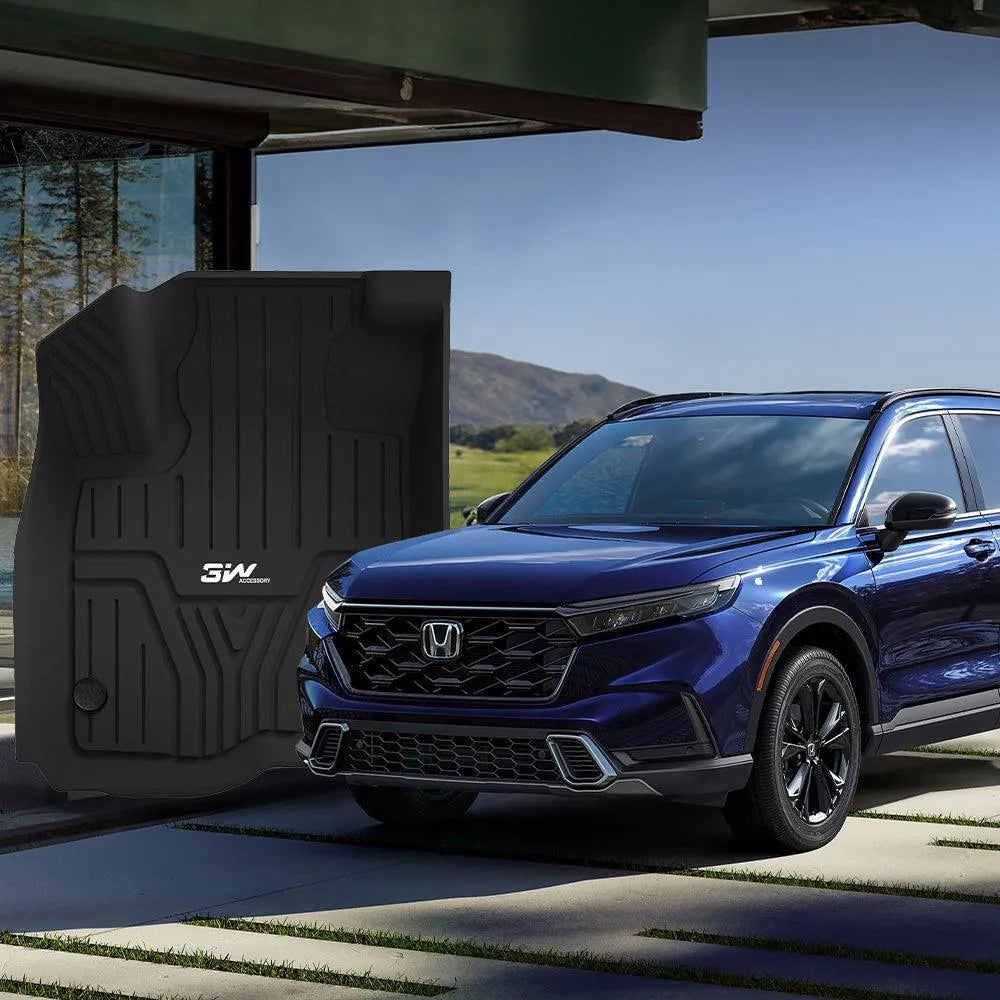 3W Honda CR-V 2023-2025 Custom Floor Mats(Include Hybrid) / Trunk Mat(Non Hybrid) CRV TPE Material & All-Weather Protection Vehicles & Parts 3Wliners