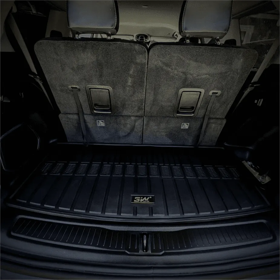 3W Jeep Grand Cherokee L 6 Seat 2021-2025 Custom Floor Mats / Trunk Mat TPE Material & All-Weather Protection Vehicles & Parts 3Wliners