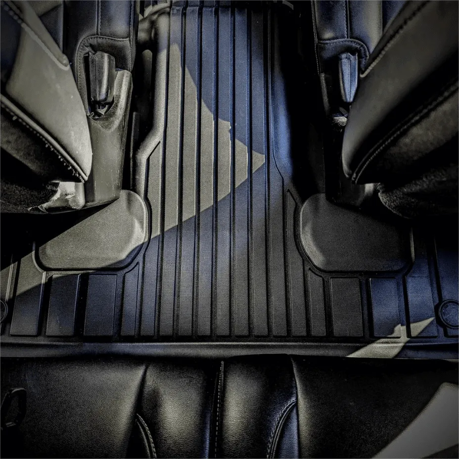3W Jeep Grand Cherokee L 6 Seat 2021-2025 Custom Floor Mats / Trunk Mat TPE Material & All-Weather Protection Vehicles & Parts 3Wliners