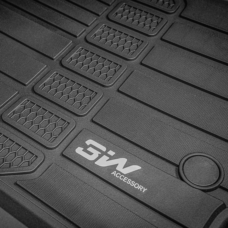 3W Jeep Grand Cherokee L 6 Seat 2021-2025 Custom Floor Mats / Trunk Mat TPE Material & All-Weather Protection Vehicles & Parts 3Wliners