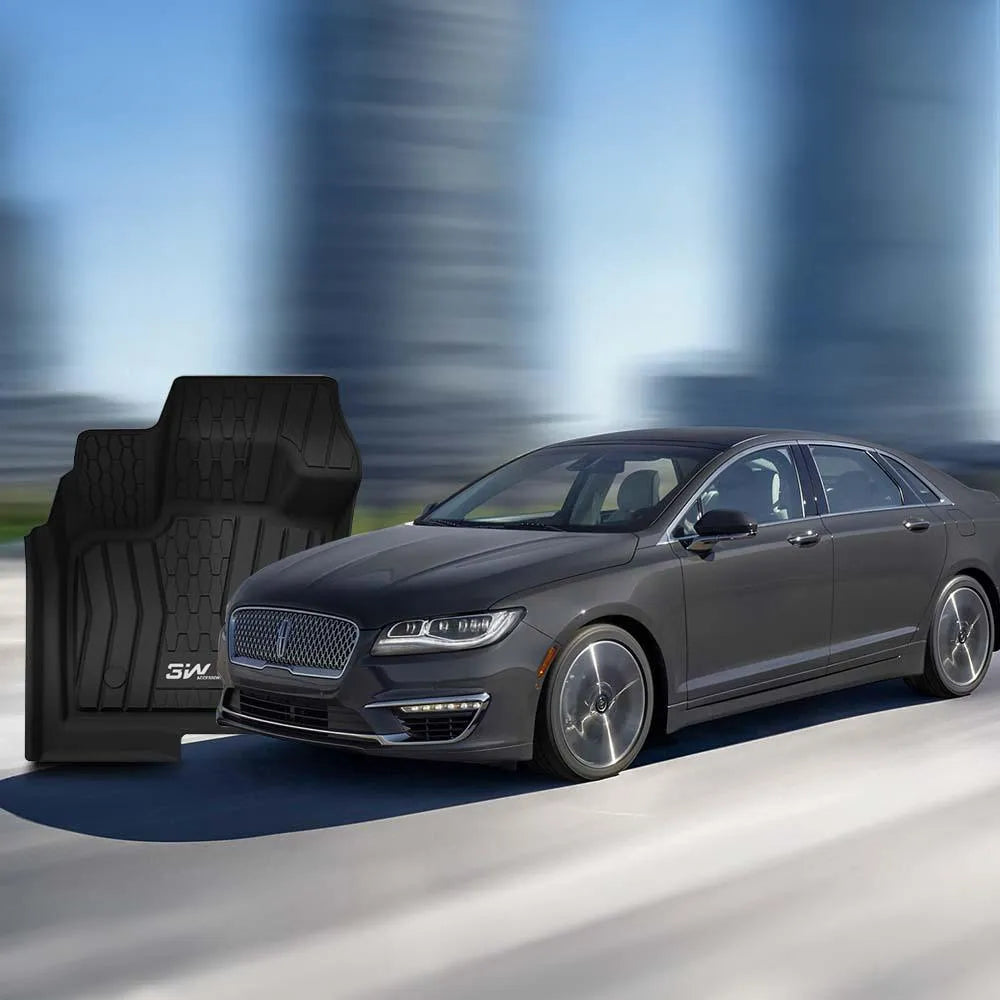 3W Lincoln MKZ 2017-2020 Custom Floor Mats TPE Material & All-Weather Protection Vehicles & Parts 3Wliners