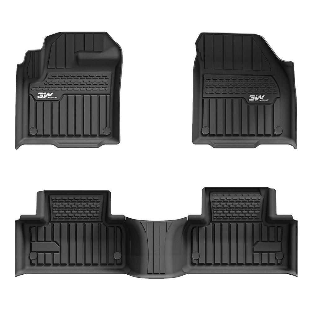 3W Range Rover Evoque 2011-2019 Custom Floor Mats TPE Material & All-Weather Protection Vehicles & Parts 3Wliners 2011-2019 Evoque 2011-2019 1st&2nd Row Mats