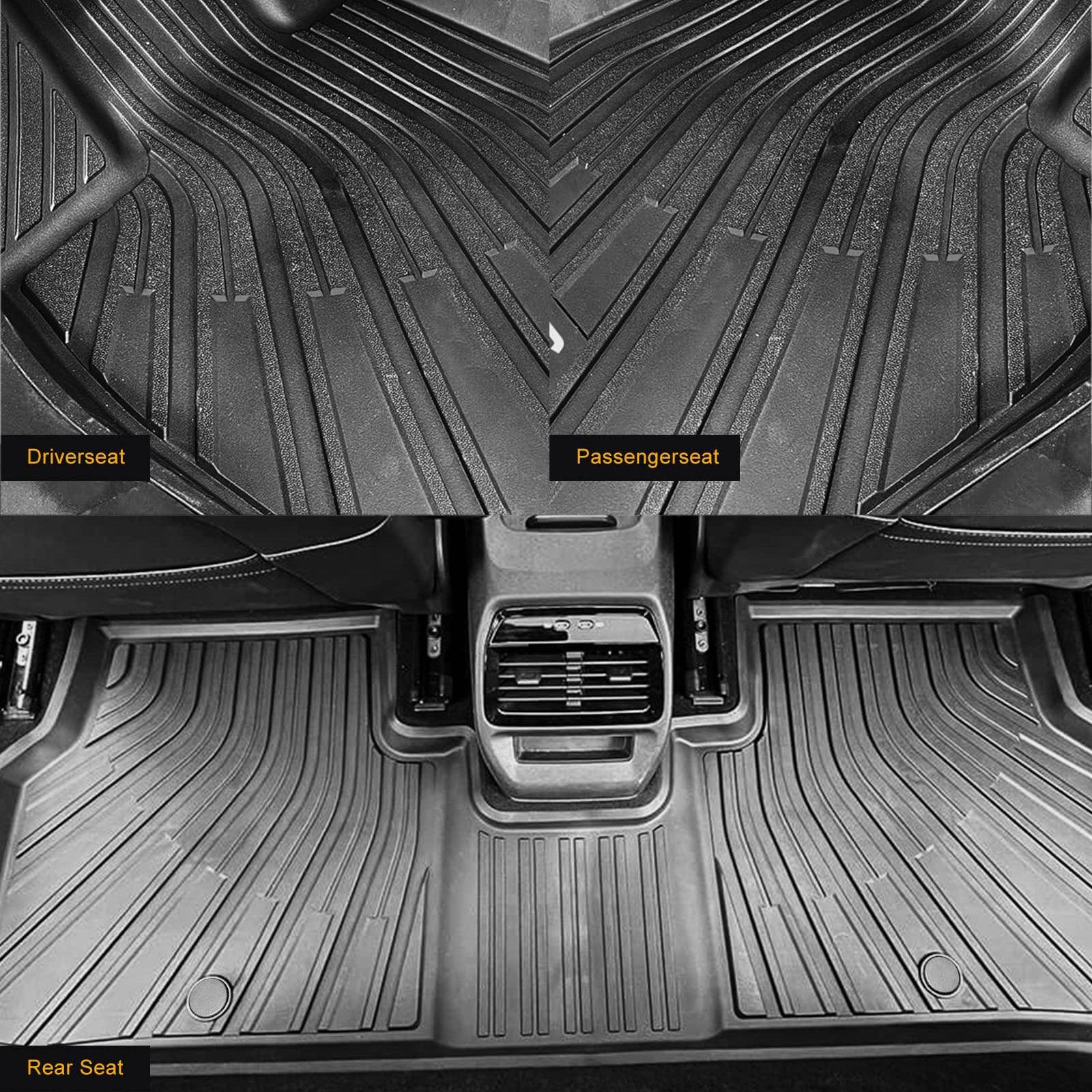 3W Volkswagen ID.4 2021-2024 Custom Floor Mats TPE Material & All-Weather Protection Vehicles & Parts 3Wliners
