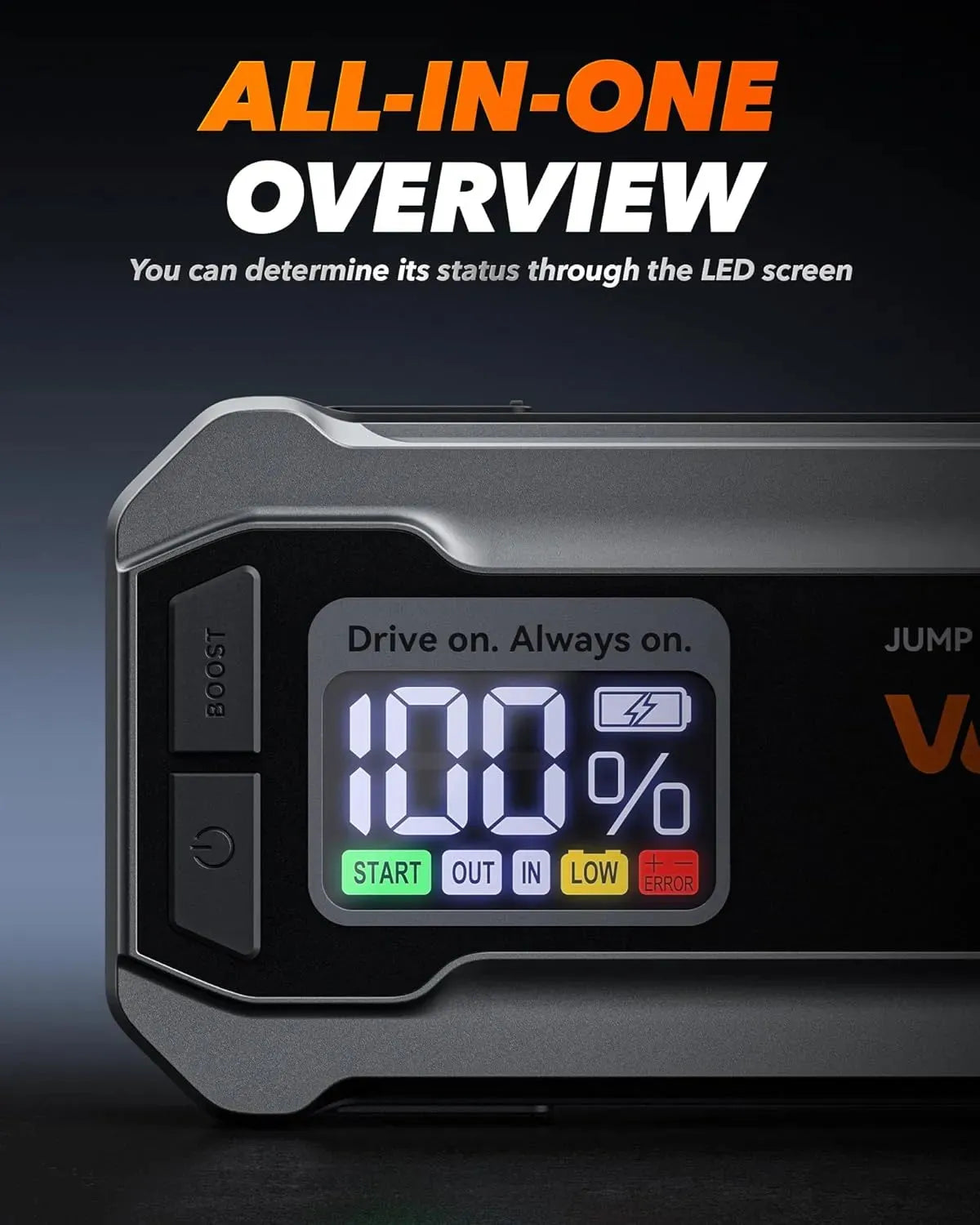 WOLFBOX MegaVolt24 Jump Starter with Lifetime Warranty WOLFBOX