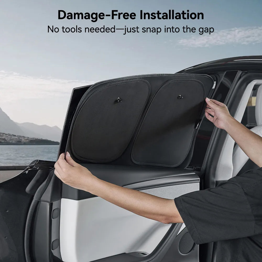 3W Car Window Shades for Model Y Juniper 2025-2026 8PCS Privacy Protection Sunshade Car Accessories - 3Wliners