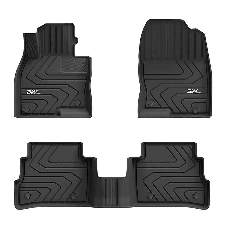3W Mazda CX-5 2017-2023 Custom Floor Mats TPE Material & All-Weather Protection Vehicles & Parts 3Wliners 2017-2023 CX-5 2017-2023 1st&2nd Row Mats