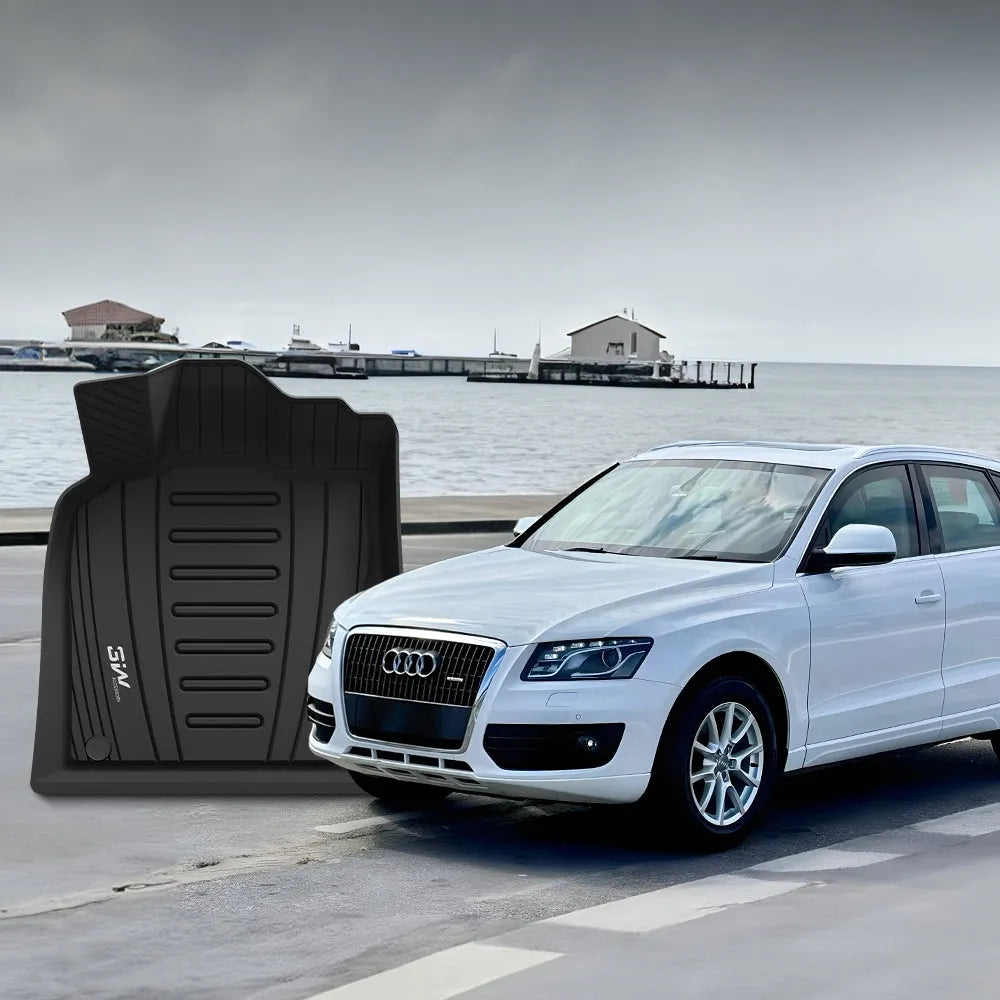 3W Audi Q5 2009-2017 Custom Floor Mats TPE Material & All-Weather Protection Vehicles & Parts 3Wliners