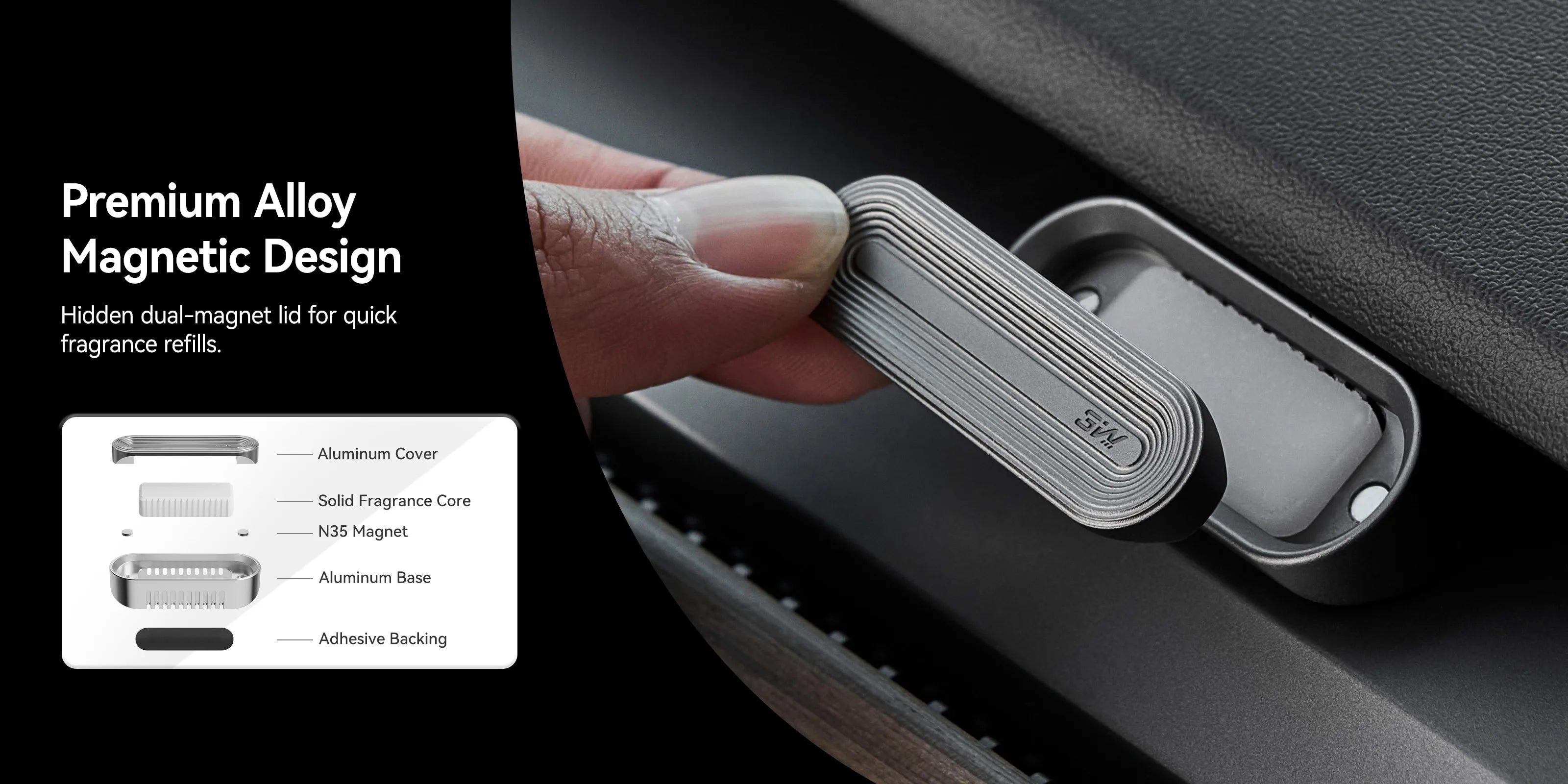 Center Console Car Air Freshener For Tesla Model Y Juniper 2025-2026
With Magnetic Attraction Design Long-Lasting Fragrance, Damage-Free Installation