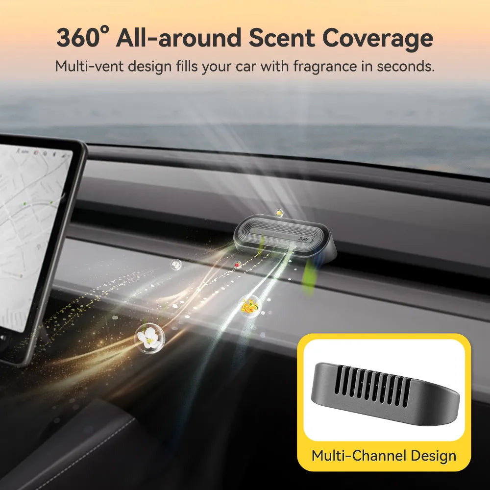 Center Console Car Air Freshener For Tesla Model Y Juniper 2025-2026
With Magnetic Attraction Design Long-Lasting Fragrance, Damage-Free Installation